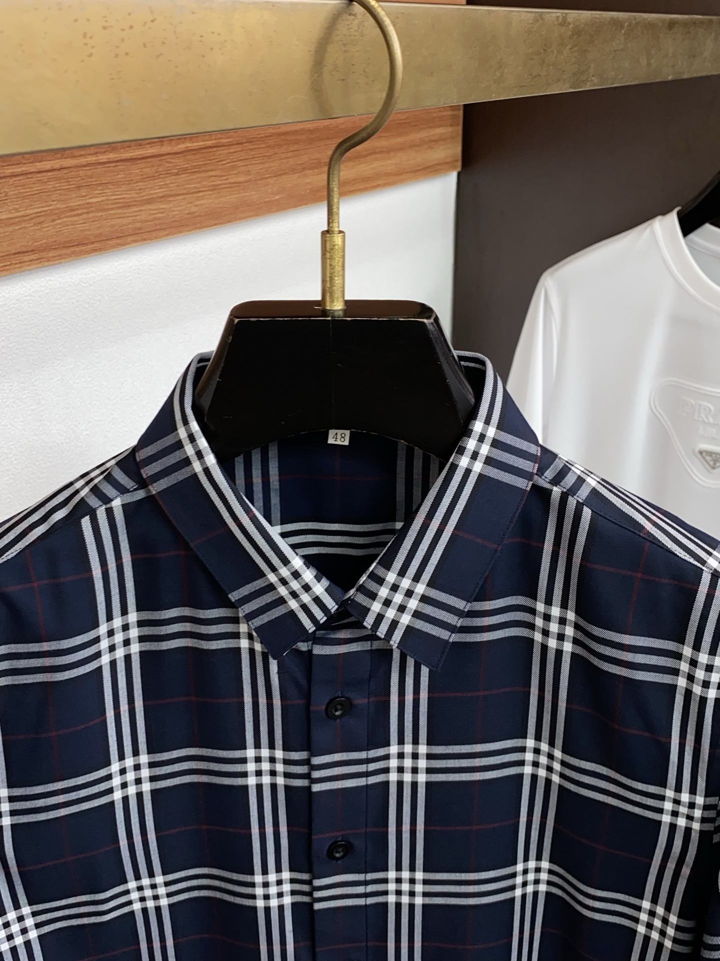 巴宝莉 2026 男士天丝棉衬衫，商务休闲修身款短袖衬衫 宜商务 宜休闲！限量新款，都市商务气质款！ 衬