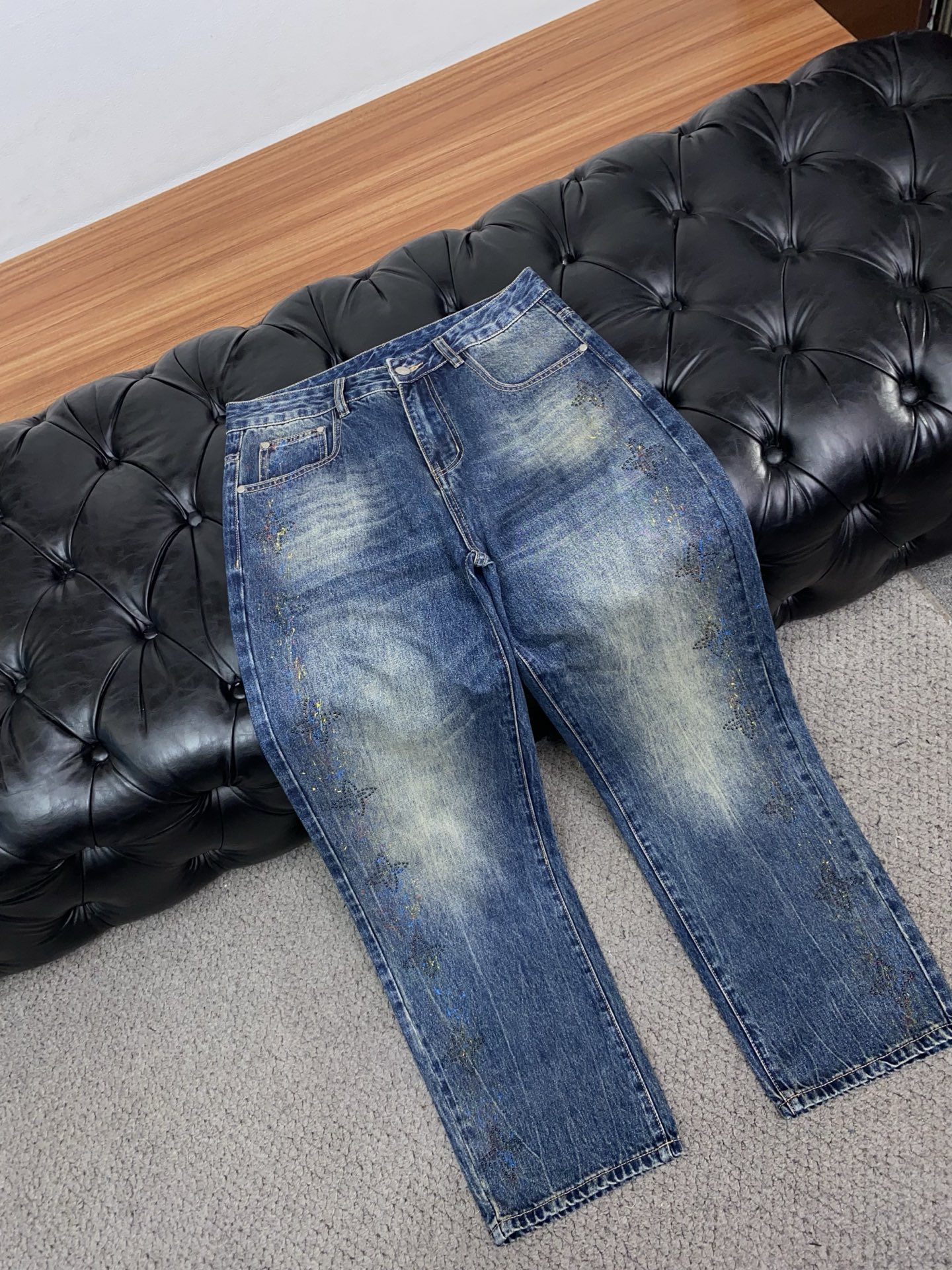 1v路易威登 高端定制、2026早春最新款牛仔裤 柜台同步发售 原版定制复刻 客供五金辅料 原单品质 进