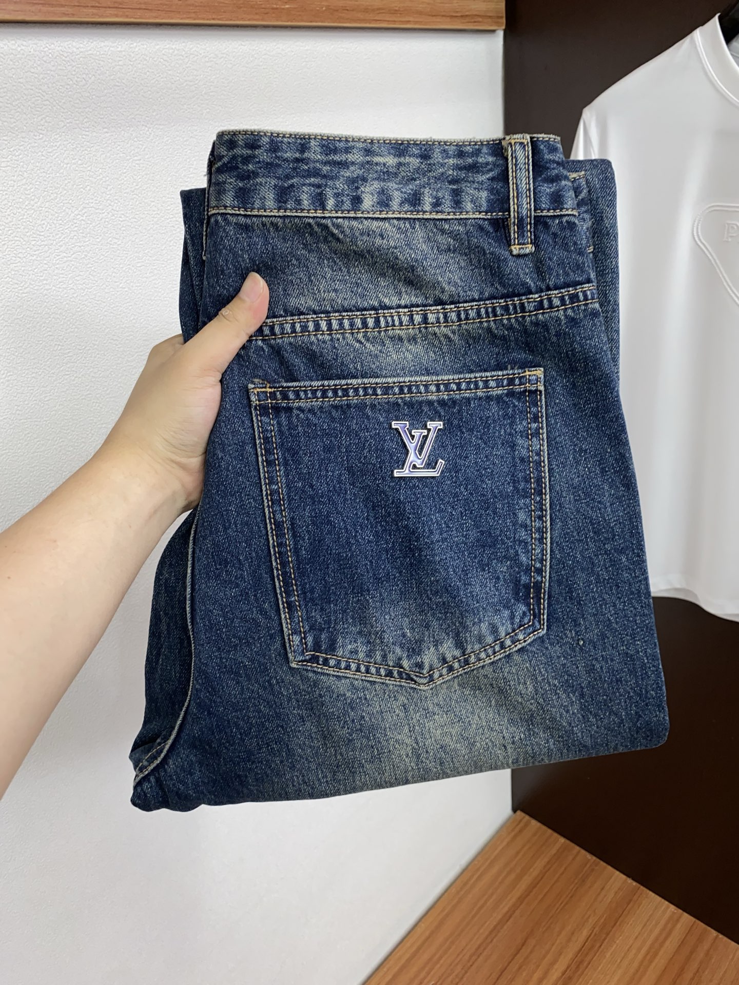 1v路易威登 高端定制、2026早春最新款牛仔裤 柜台同步发售 原版定制复刻 客供五金辅料 原单品质 进