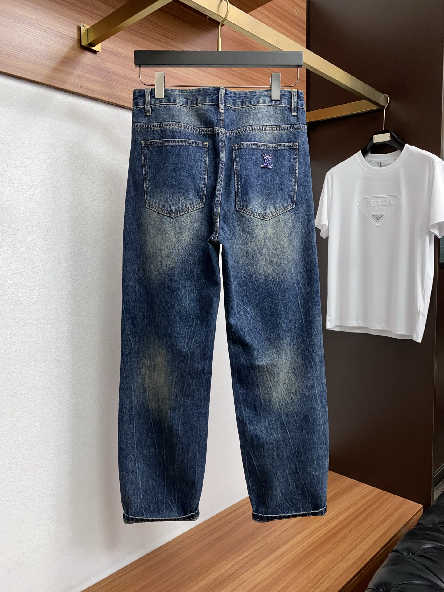 1v路易威登 高端定制、2026早春最新款牛仔裤 柜台同步发售 原版定制复刻 客供五金辅料 原单品质 进