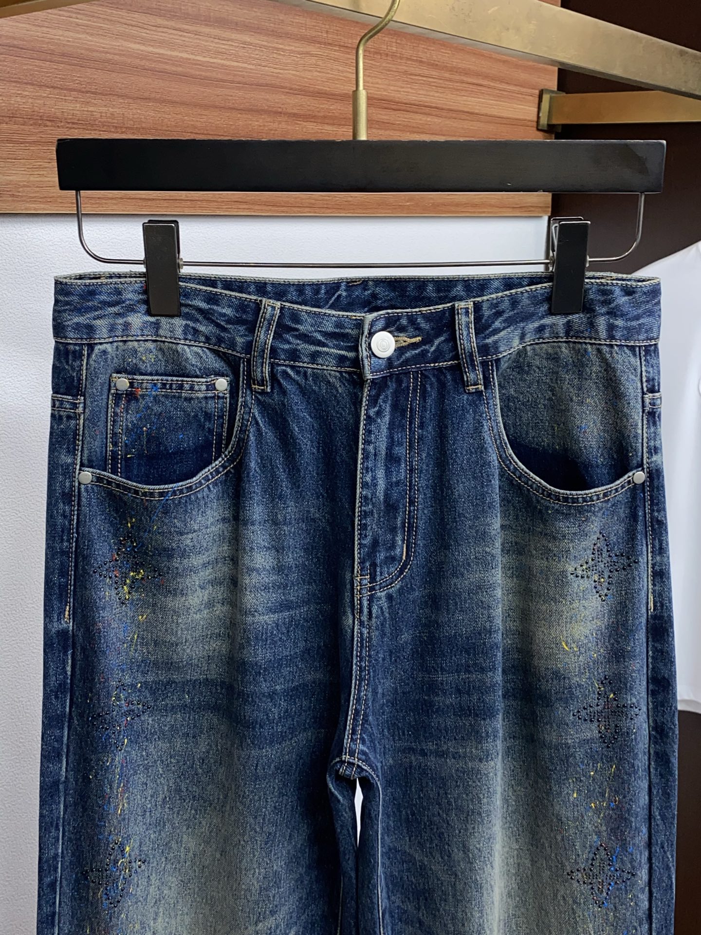 1v路易威登 高端定制、2026早春最新款牛仔裤 柜台同步发售 原版定制复刻 客供五金辅料 原单品质 进