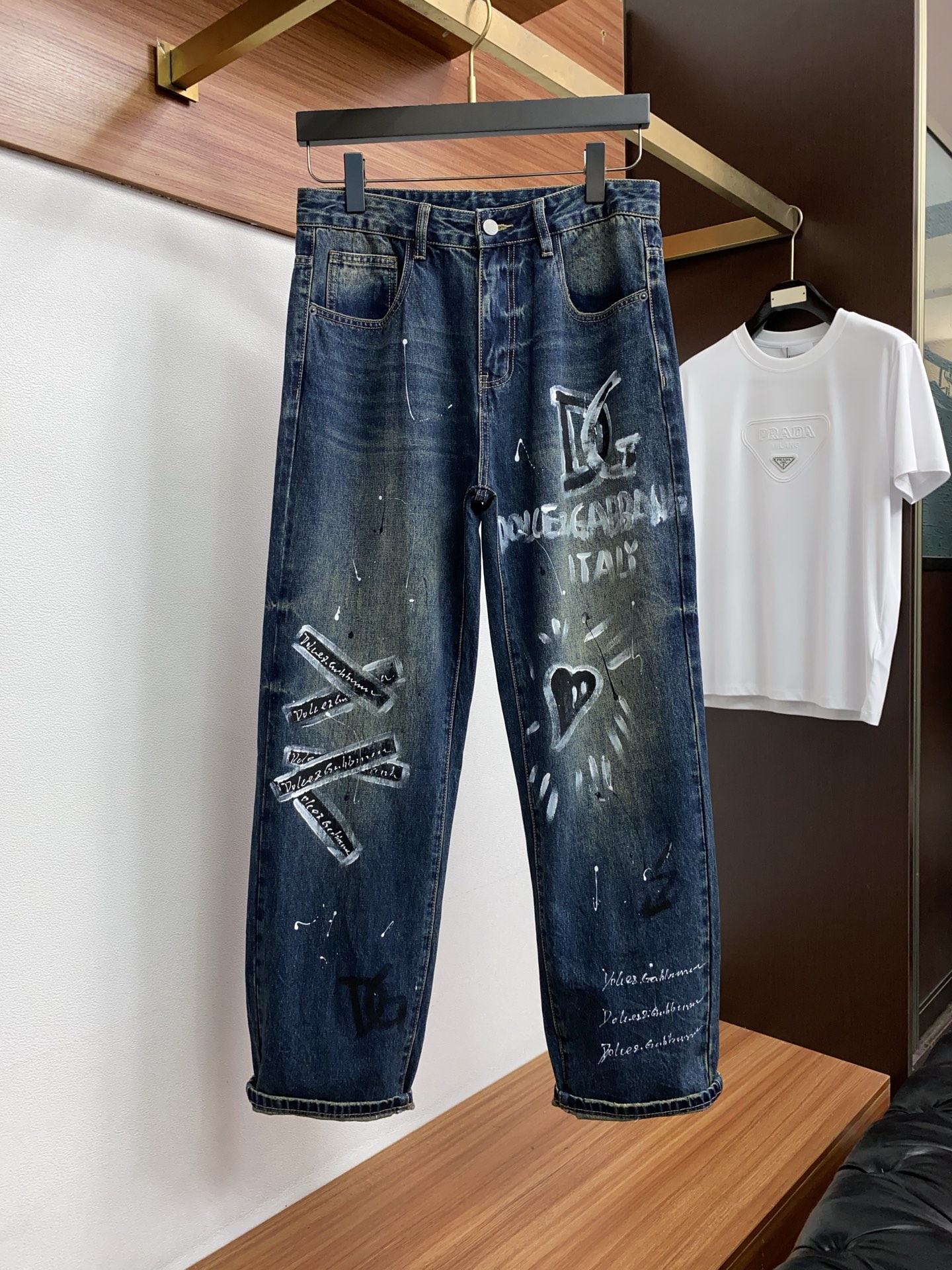 DG 高端定制、2026早春最新款牛仔裤 柜台同步发售 原版定制复刻 客供五金辅料 原单品质 进口牛仔面