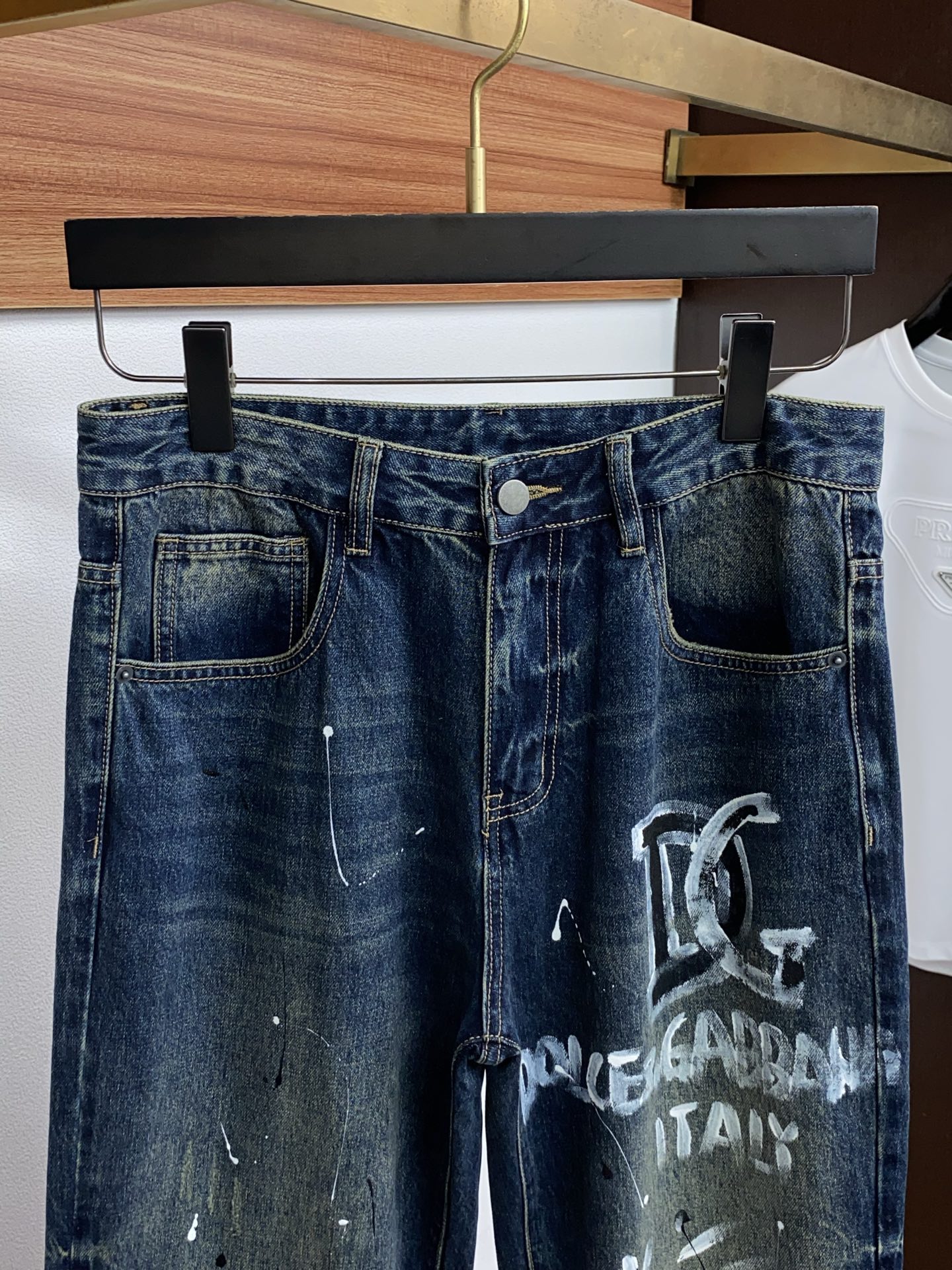 DG 高端定制、2026早春最新款牛仔裤 柜台同步发售 原版定制复刻 客供五金辅料 原单品质 进口牛仔面