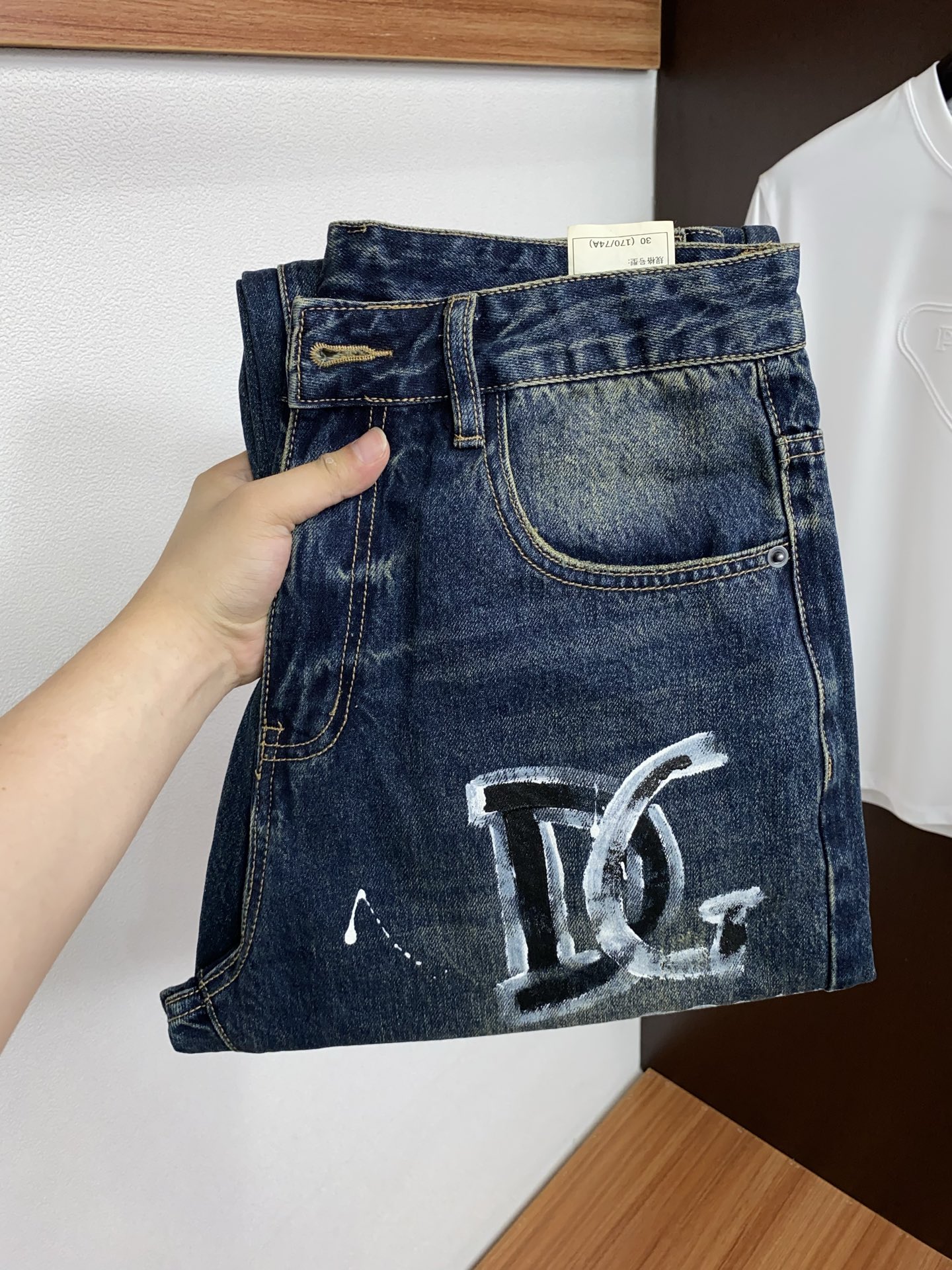DG 高端定制、2026早春最新款牛仔裤 柜台同步发售 原版定制复刻 客供五金辅料 原单品质 进口牛仔面