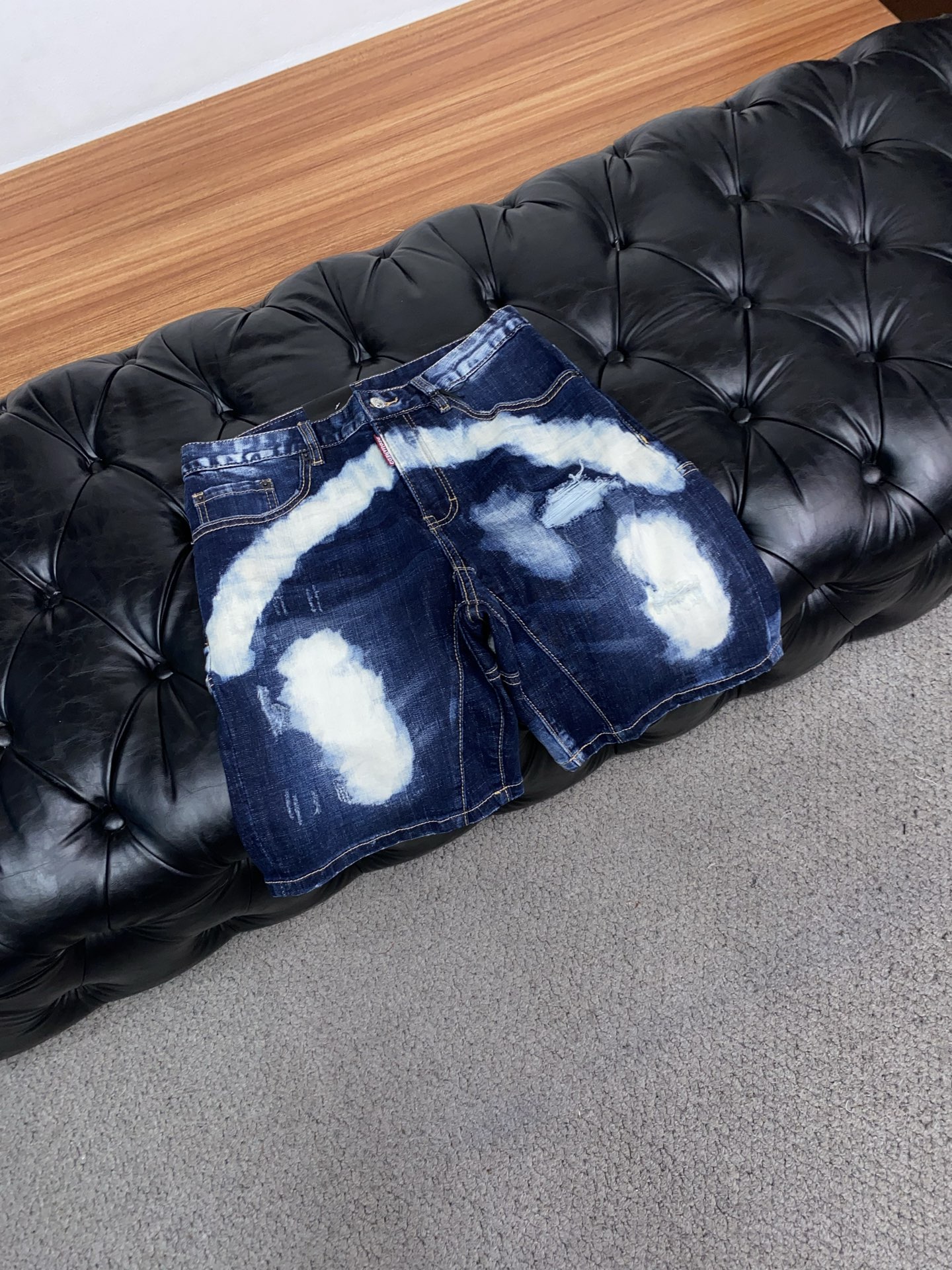 第二次方 26新款牛仔短裤 市场独家订制进口丹宁牛仔面料 稀缺面料 超级舒服 工艺复杂四季款牛仔裤 针织