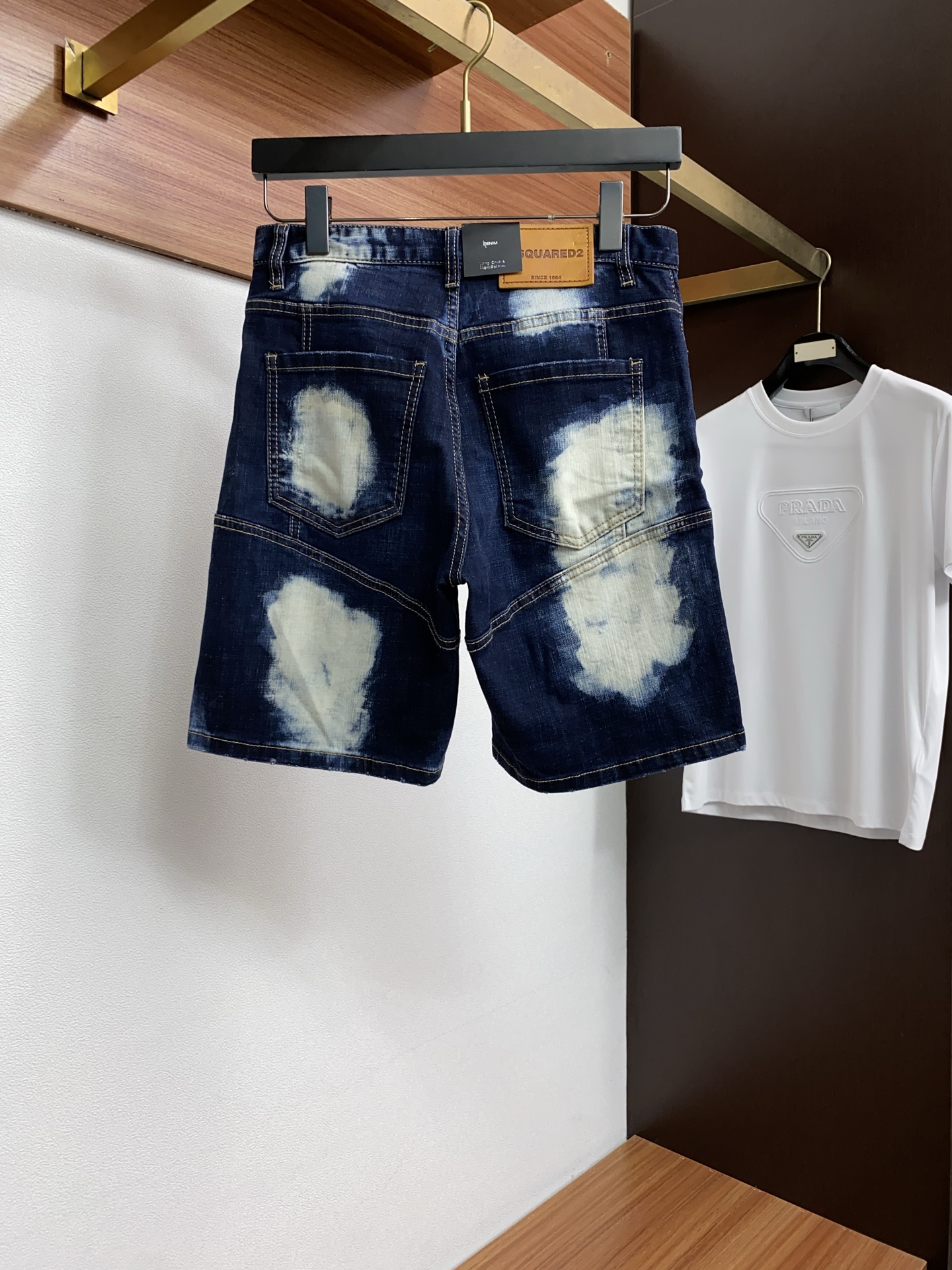 第二次方 26新款牛仔短裤 市场独家订制进口丹宁牛仔面料 稀缺面料 超级舒服 工艺复杂四季款牛仔裤 针织