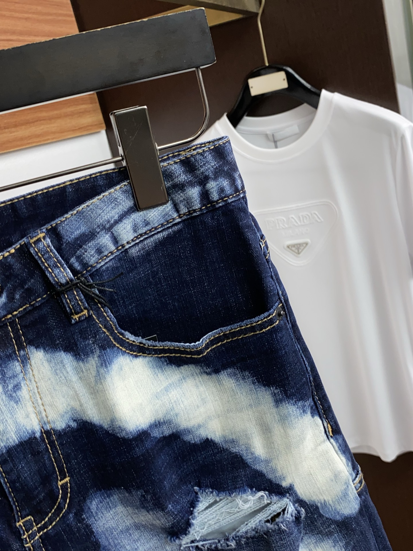 第二次方 26新款牛仔短裤 市场独家订制进口丹宁牛仔面料 稀缺面料 超级舒服 工艺复杂四季款牛仔裤 针织