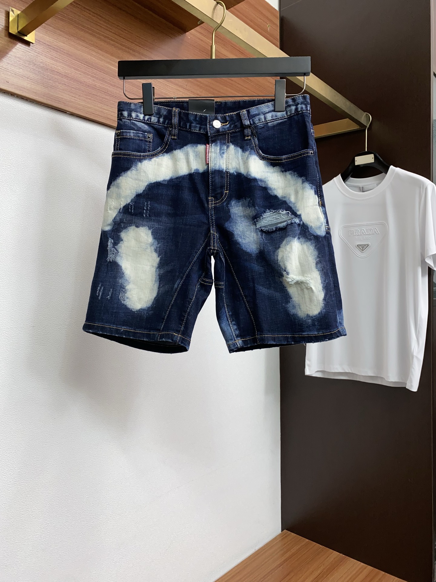 第二次方 26新款牛仔短裤 市场独家订制进口丹宁牛仔面料 稀缺面料 超级舒服 工艺复杂四季款牛仔裤 针织