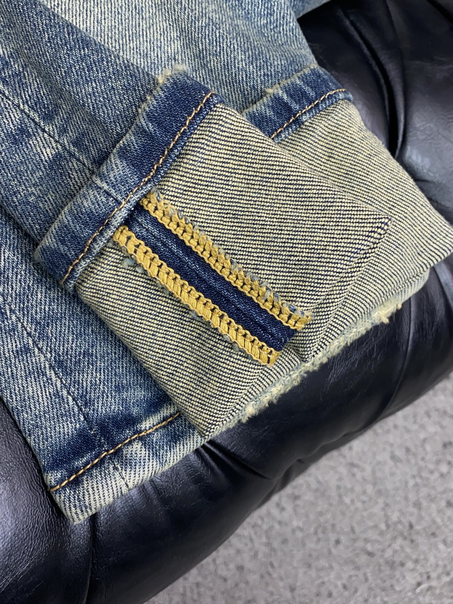 DG 26新款 市场独家订制进口丹宁牛仔面料 稀缺面料 超级舒服 工艺复杂四季款牛仔裤 针织牛从做旧 独