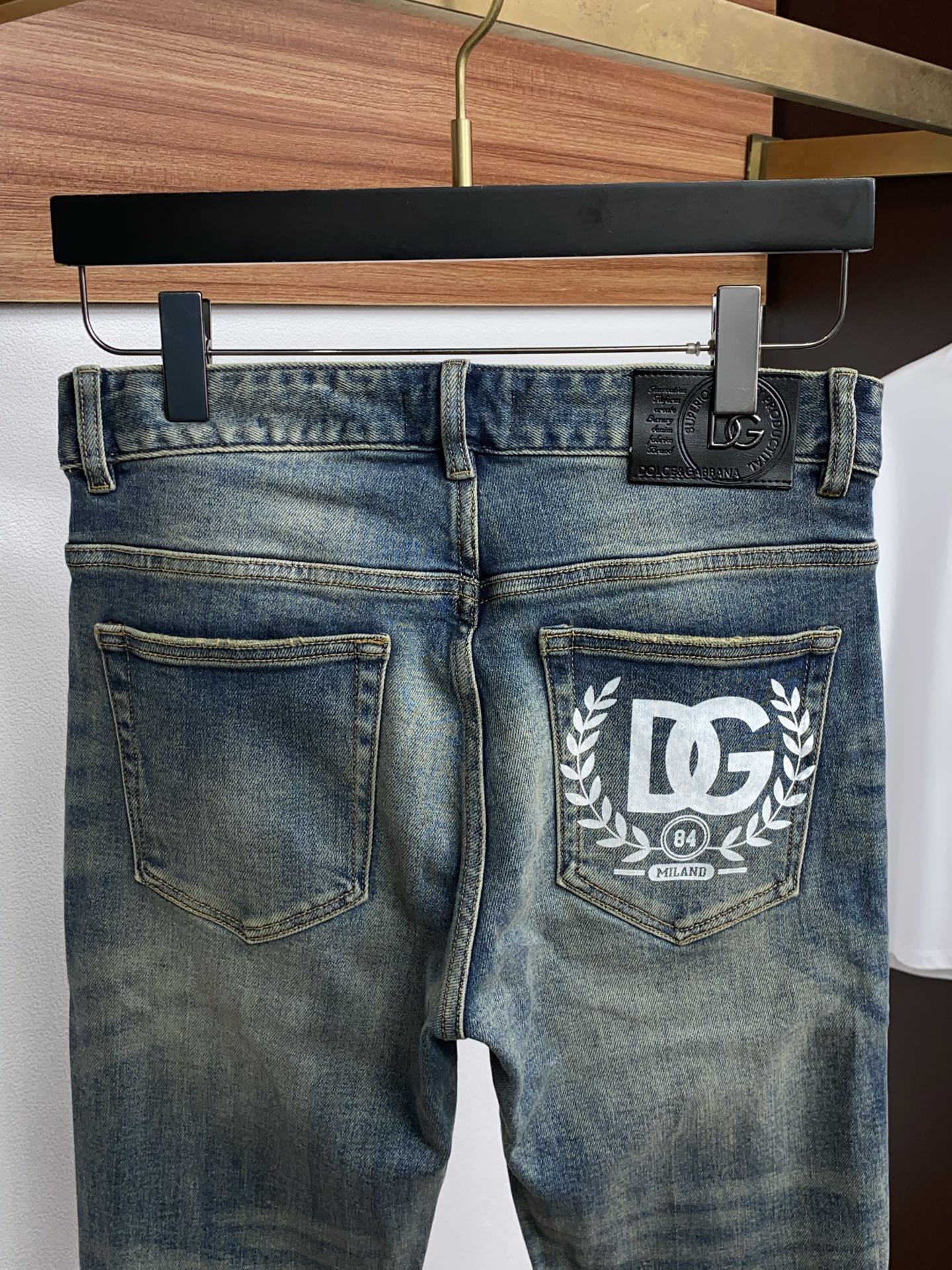 DG 26新款 市场独家订制进口丹宁牛仔面料 稀缺面料 超级舒服 工艺复杂四季款牛仔裤 针织牛从做旧 独