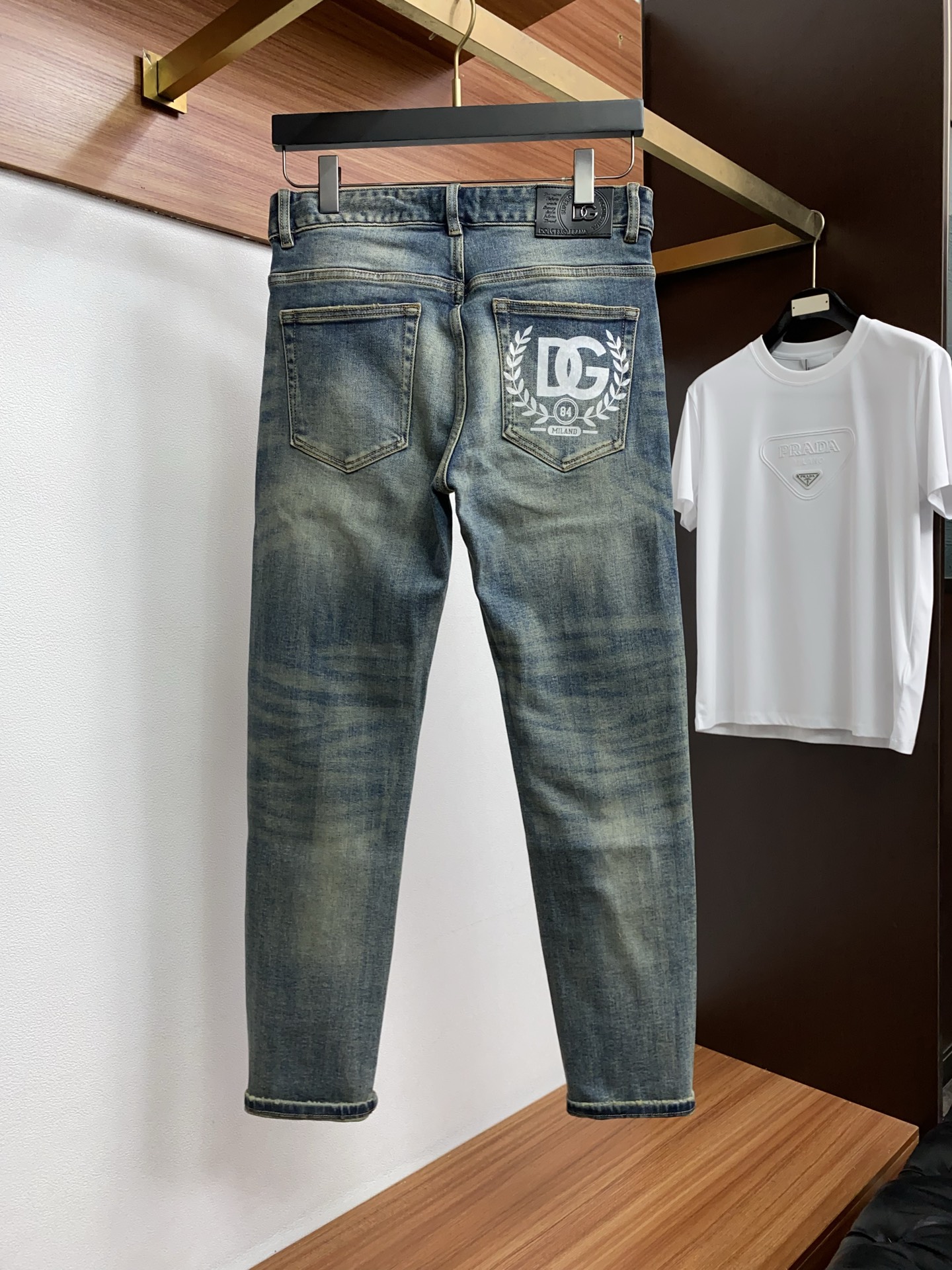 DG 26新款 市场独家订制进口丹宁牛仔面料 稀缺面料 超级舒服 工艺复杂四季款牛仔裤 针织牛从做旧 独