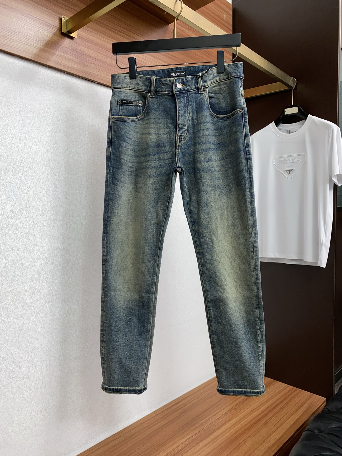 DG 26新款 市场独家订制进口丹宁牛仔面料 稀缺面料 超级舒服 工艺复杂四季款牛仔裤 针织牛从做旧 独