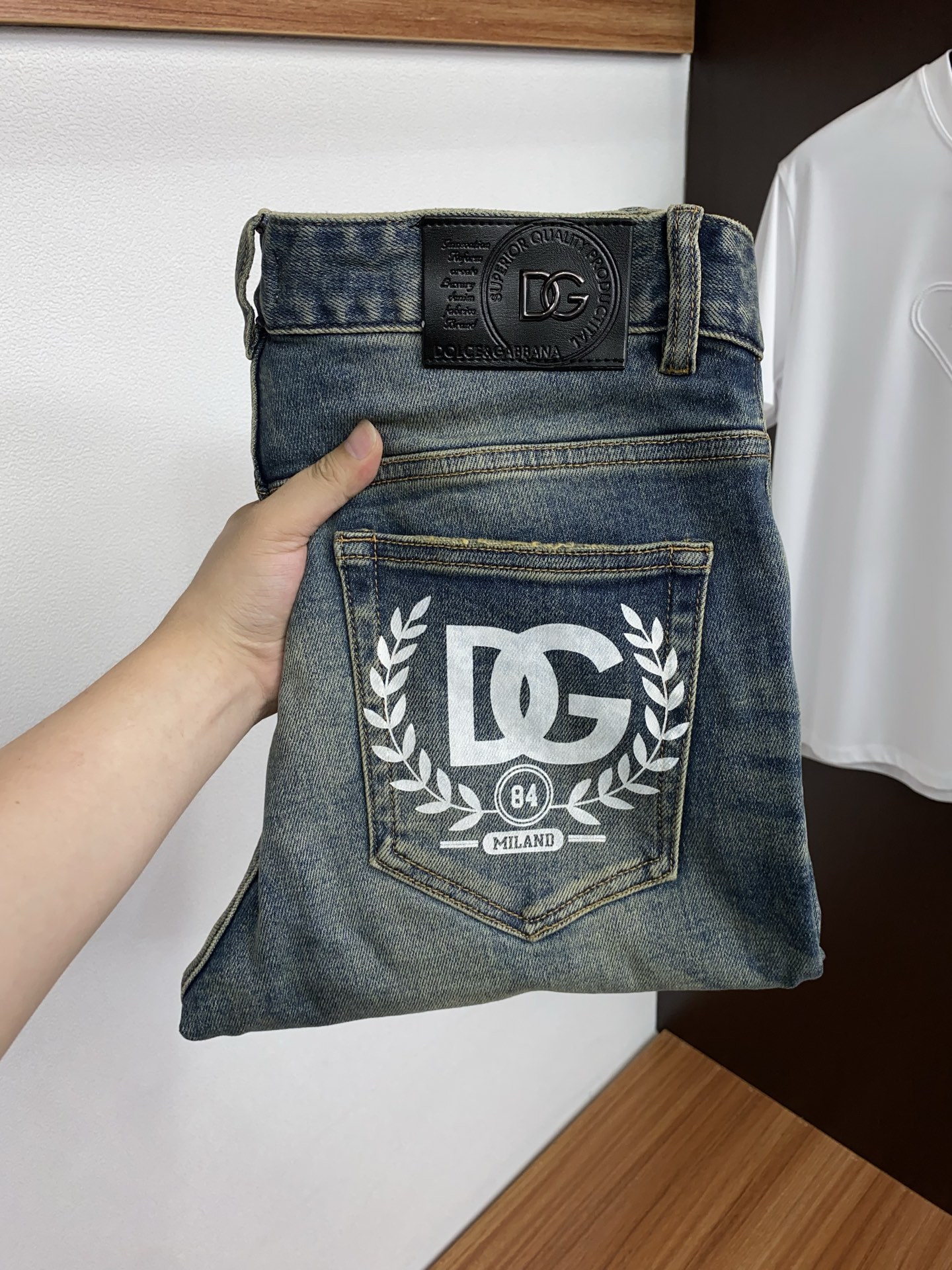 DG 26新款 市场独家订制进口丹宁牛仔面料 稀缺面料 超级舒服 工艺复杂四季款牛仔裤 针织牛从做旧 独