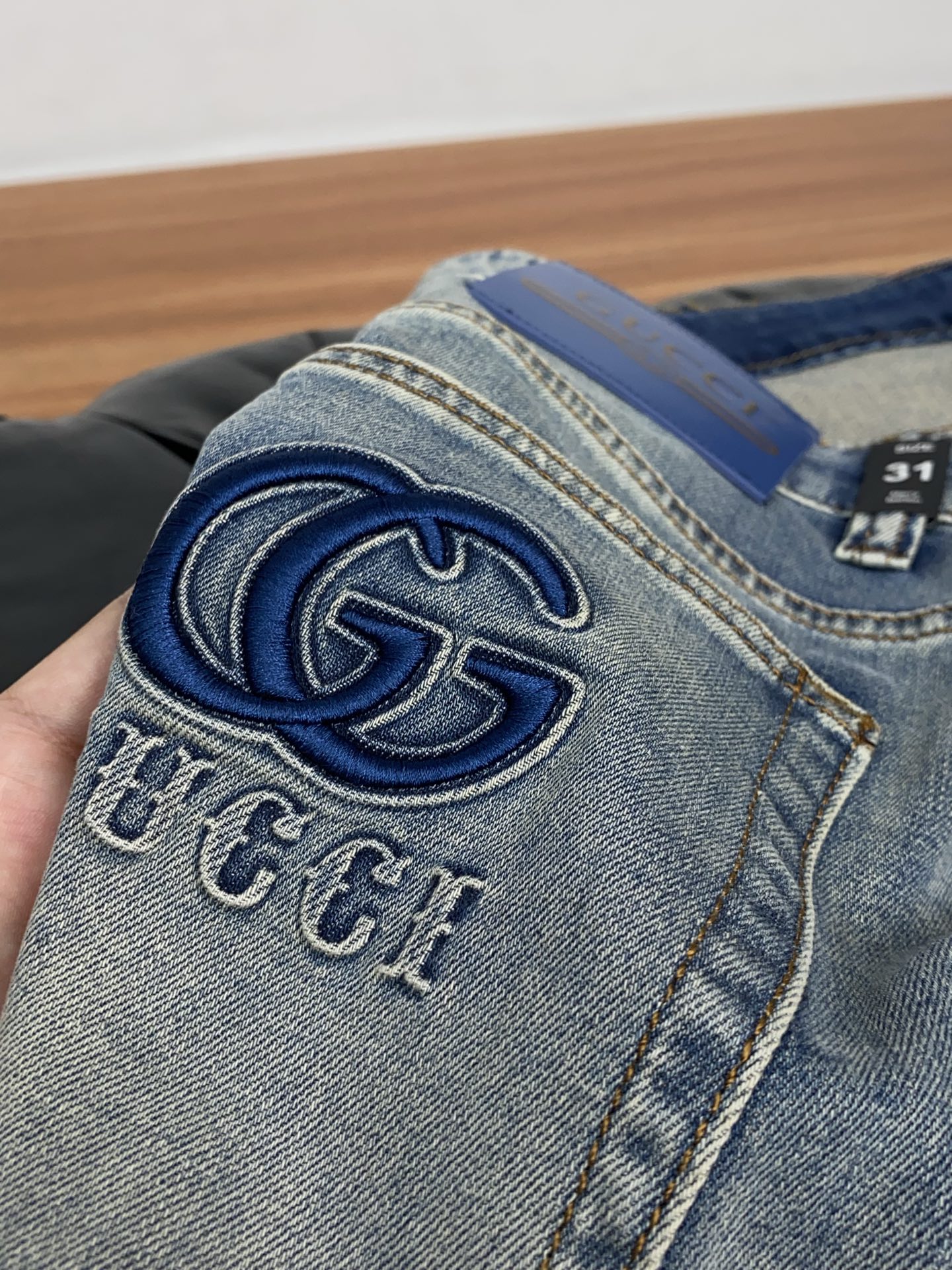 古奇 高端定制、2026早春最新款牛仔裤 柜台同步发售 原版定制复刻 客供五金辅料 原单品质 进口牛仔面