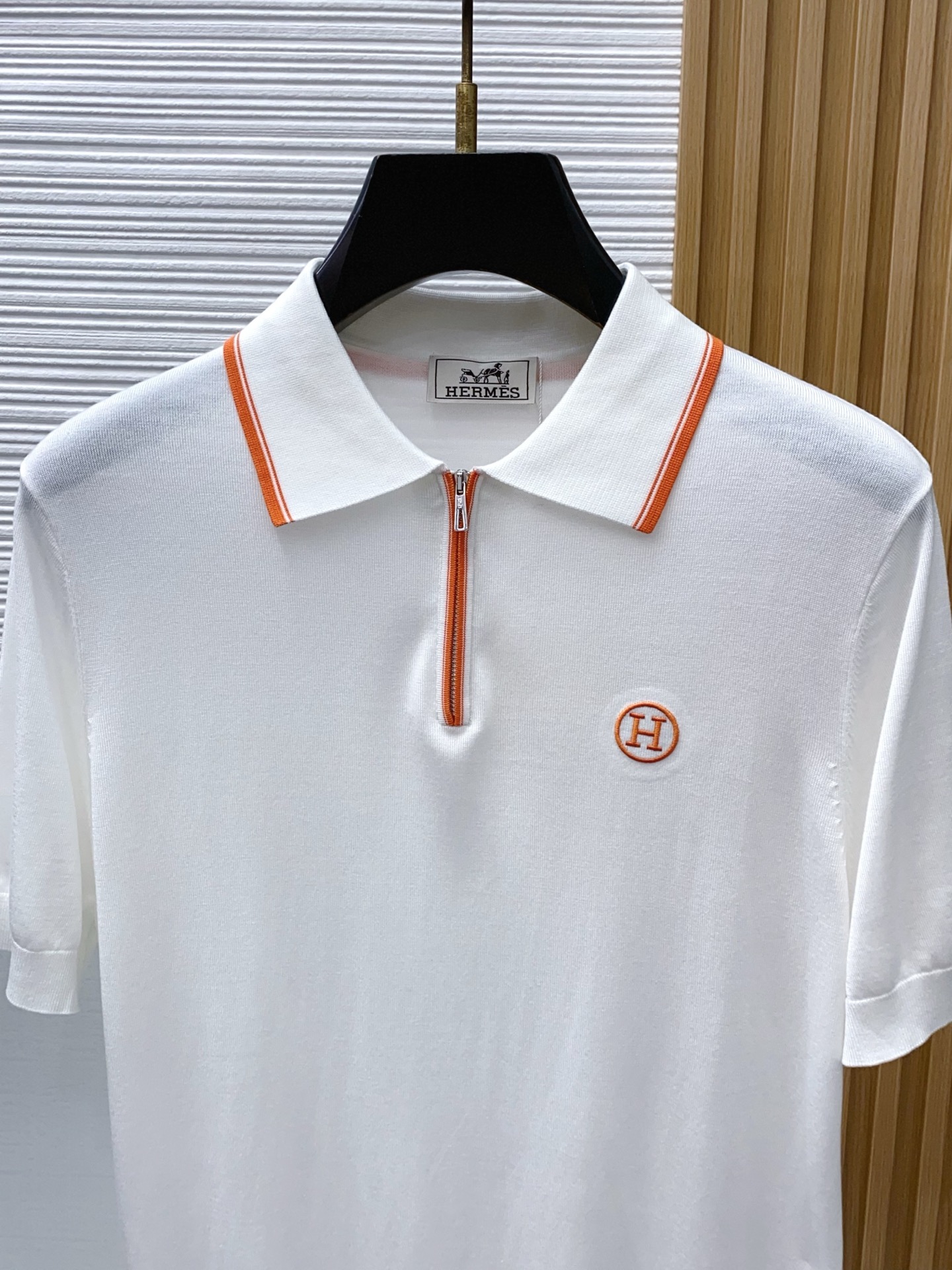 爱马仕 2026新款男士高端简约翻领衫针织短袖T恤衫Polo衫，香港洋行渠道货，纯正血统品质，春夏新款，