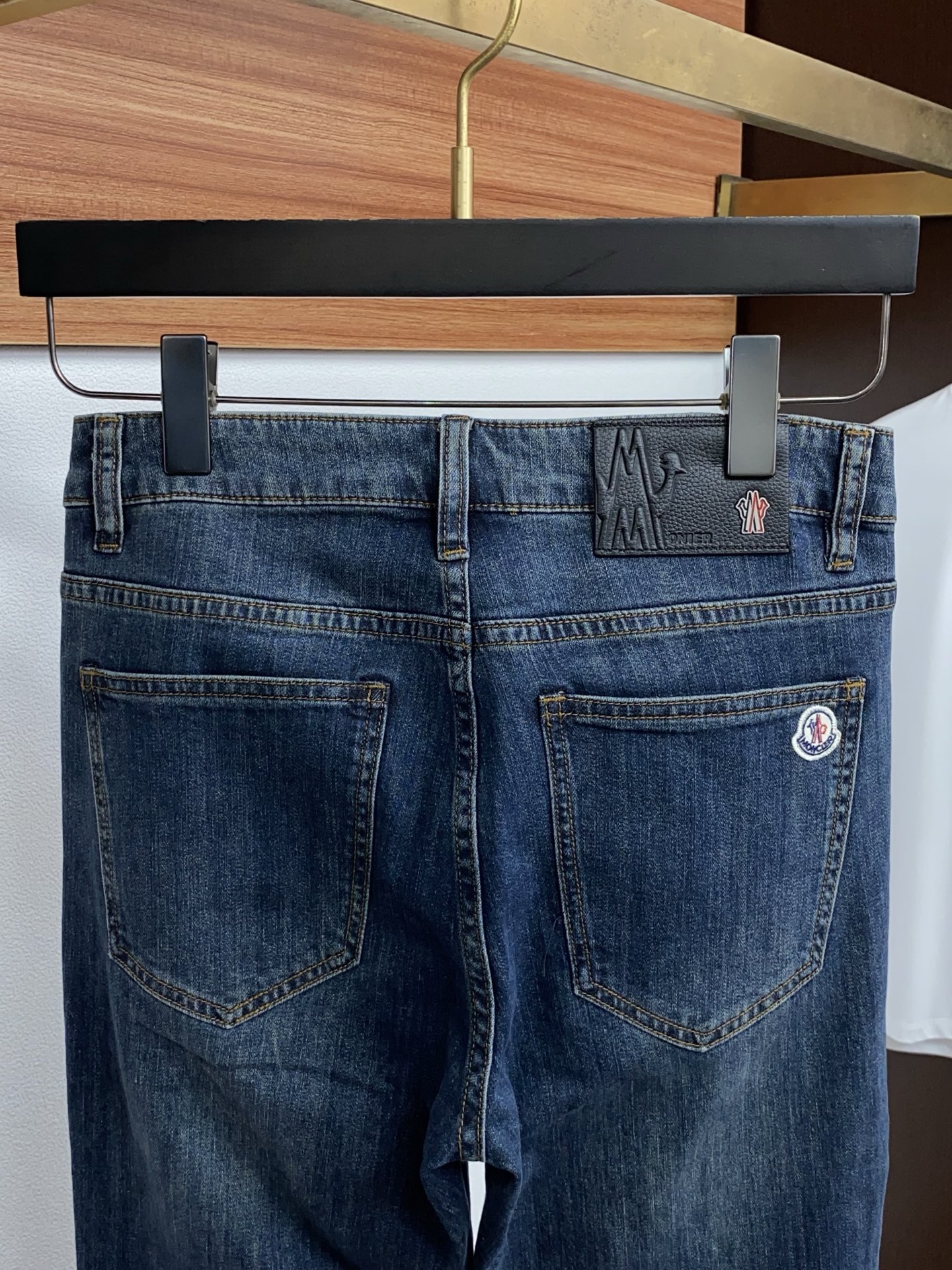 蒙口 高端定制、2026早春最新款牛仔裤 柜台同步发售 原版定制复刻 客供五金辅料 原单品质 进口牛仔面