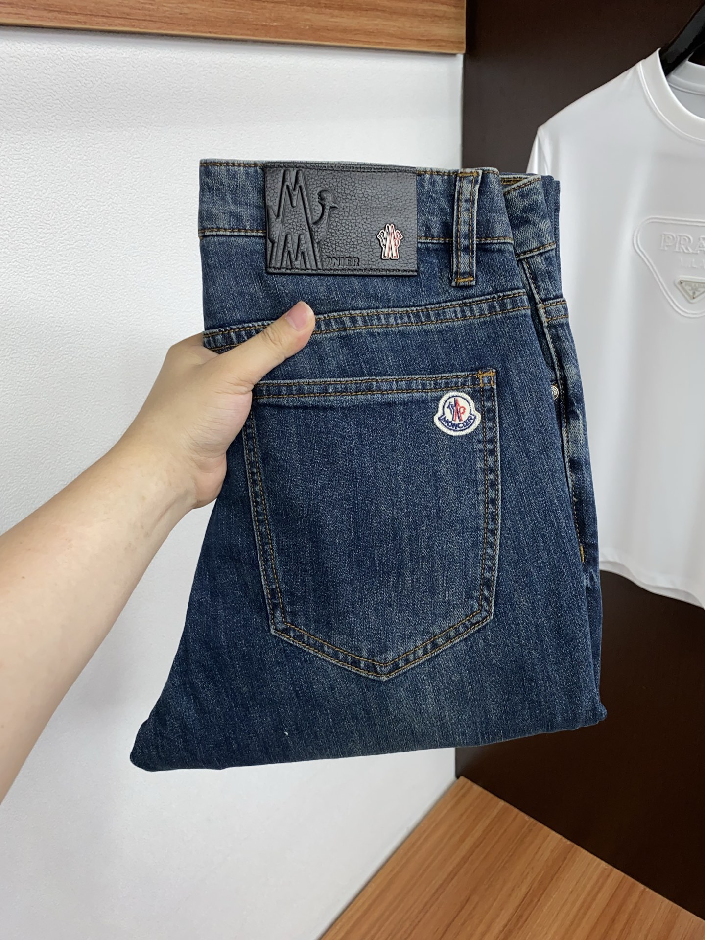 蒙口 高端定制、2026早春最新款牛仔裤 柜台同步发售 原版定制复刻 客供五金辅料 原单品质 进口牛仔面