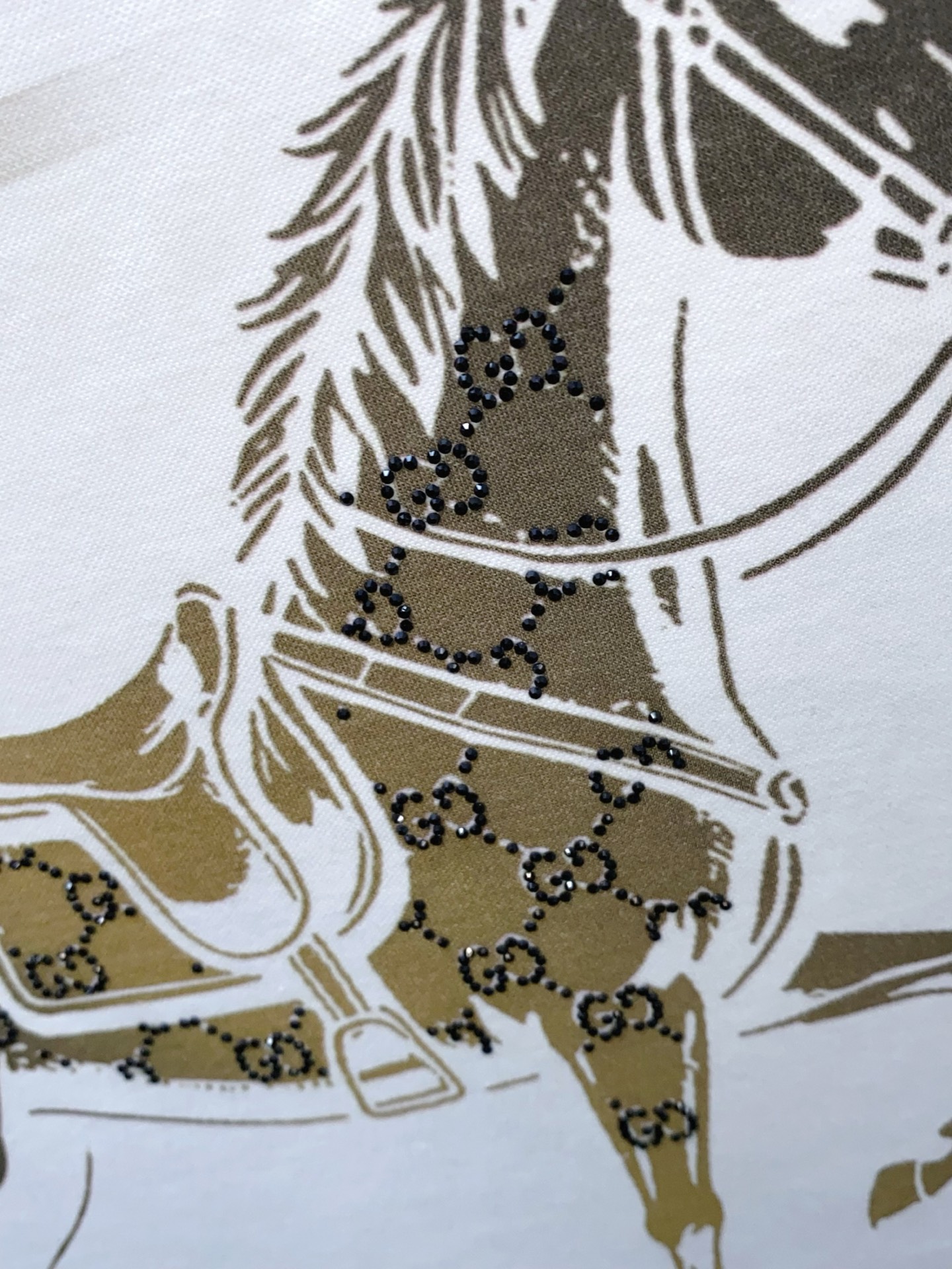 古奇 2026 春夏新款首发专柜最新款短袖圆领T恤 高端订制 设计前卫时尚！品牌logo重工艺设计 高端