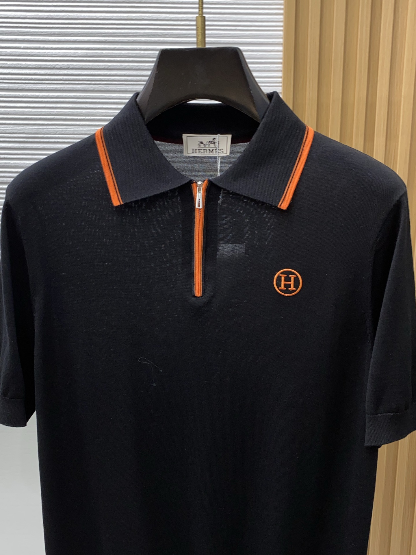 爱马仕 2026新款男士高端简约翻领衫针织短袖T恤衫Polo衫，香港洋行渠道货，纯正血统品质，春夏新款，