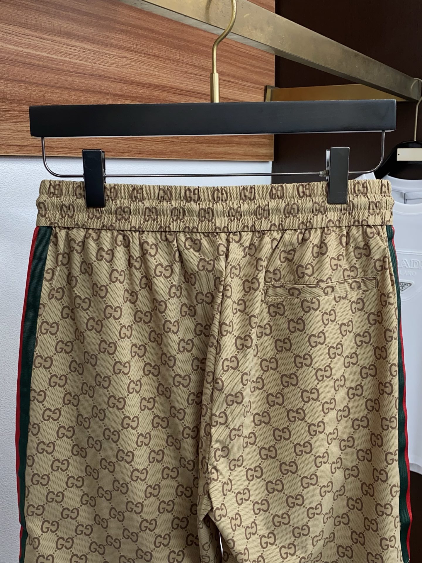 古奇 高端定制、2026早春最新款休闲短裤 柜台同步发售 原版定制复刻 客供五金辅料 原单品质 进口提花