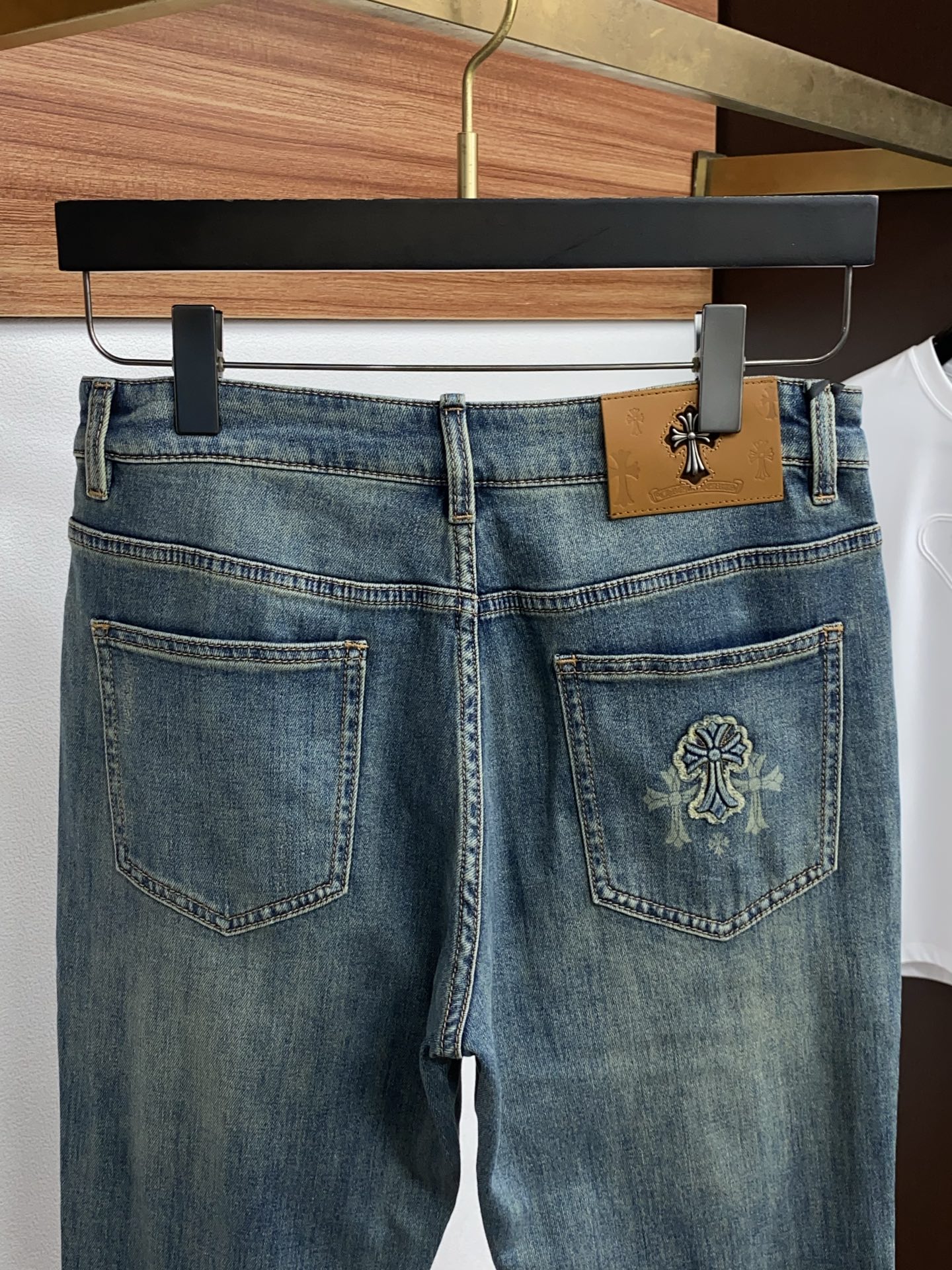 克罗心 高端定制、2026早春最新款牛仔裤 柜台同步发售 原版定制复刻 客供五金辅料 原单品质 进口牛仔