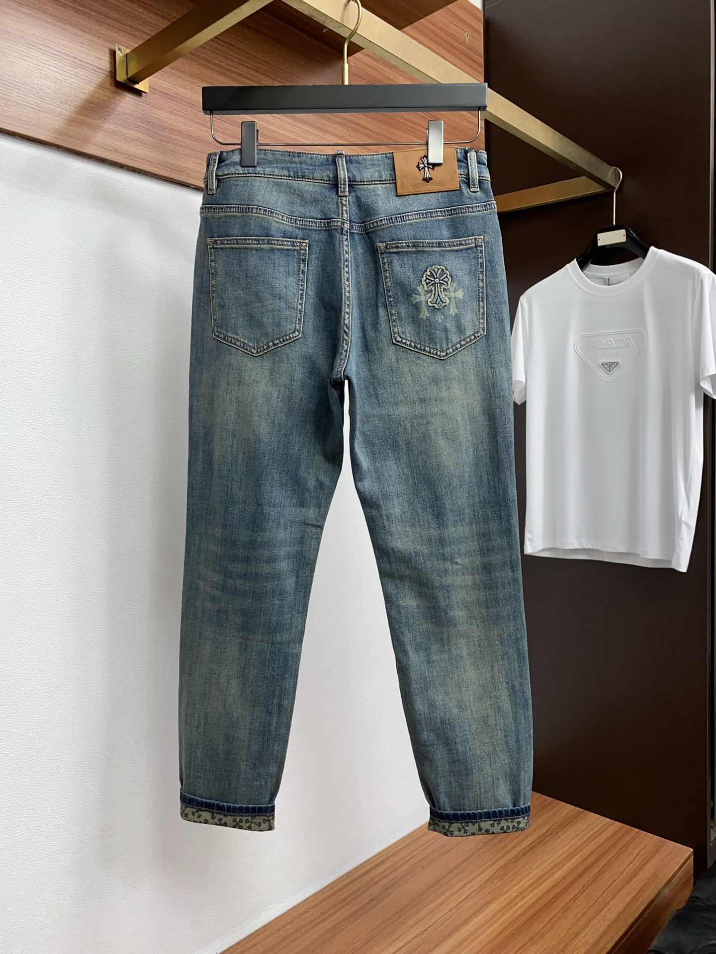 克罗心 高端定制、2026早春最新款牛仔裤 柜台同步发售 原版定制复刻 客供五金辅料 原单品质 进口牛仔