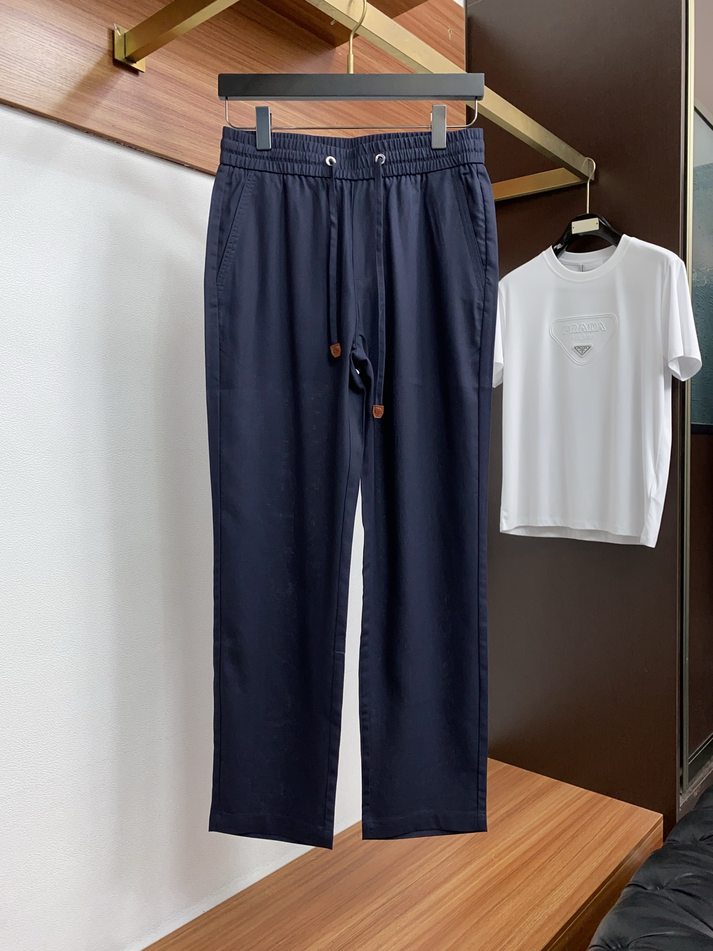 Loro Piana 诺悠翩雅 高端定制、2026早春最新款麻料休闲裤 柜台同步发售 原版定制复刻 客供