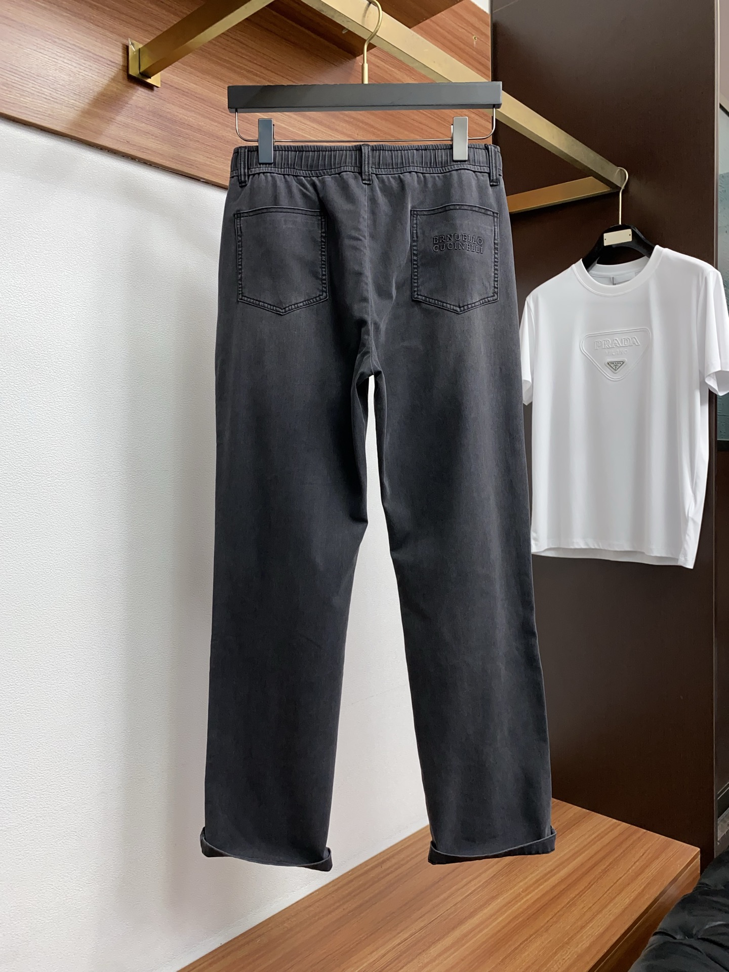 BC 高端定制、2026早春最新款牛仔休闲裤 柜台同步发售 原版定制复刻 客供五金辅料 原单品质 进口麻