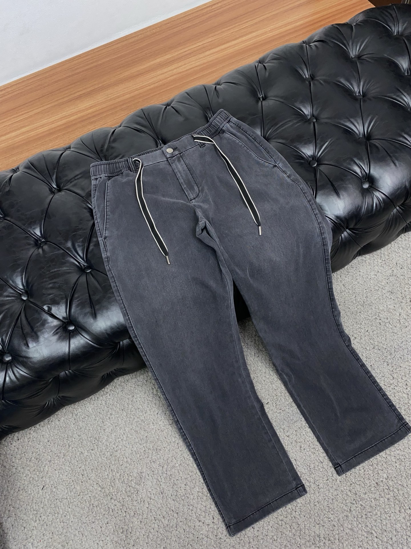 BC 高端定制、2026早春最新款牛仔休闲裤 柜台同步发售 原版定制复刻 客供五金辅料 原单品质 进口麻