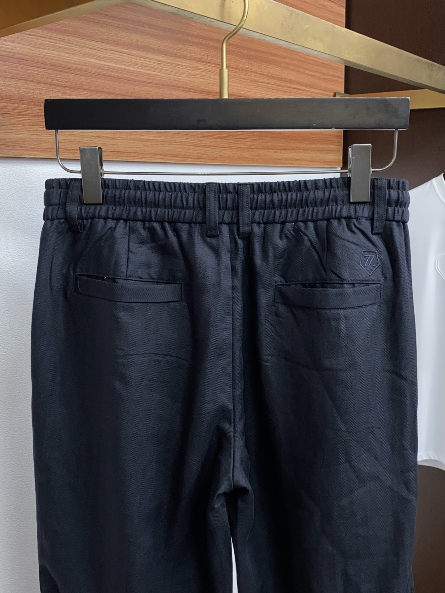 杰尼亚 偏大一码 S-2xL（30-38）25FW秋冬新款男士休闲定制亚麻裤  贸易公司渠道稀出，同步官