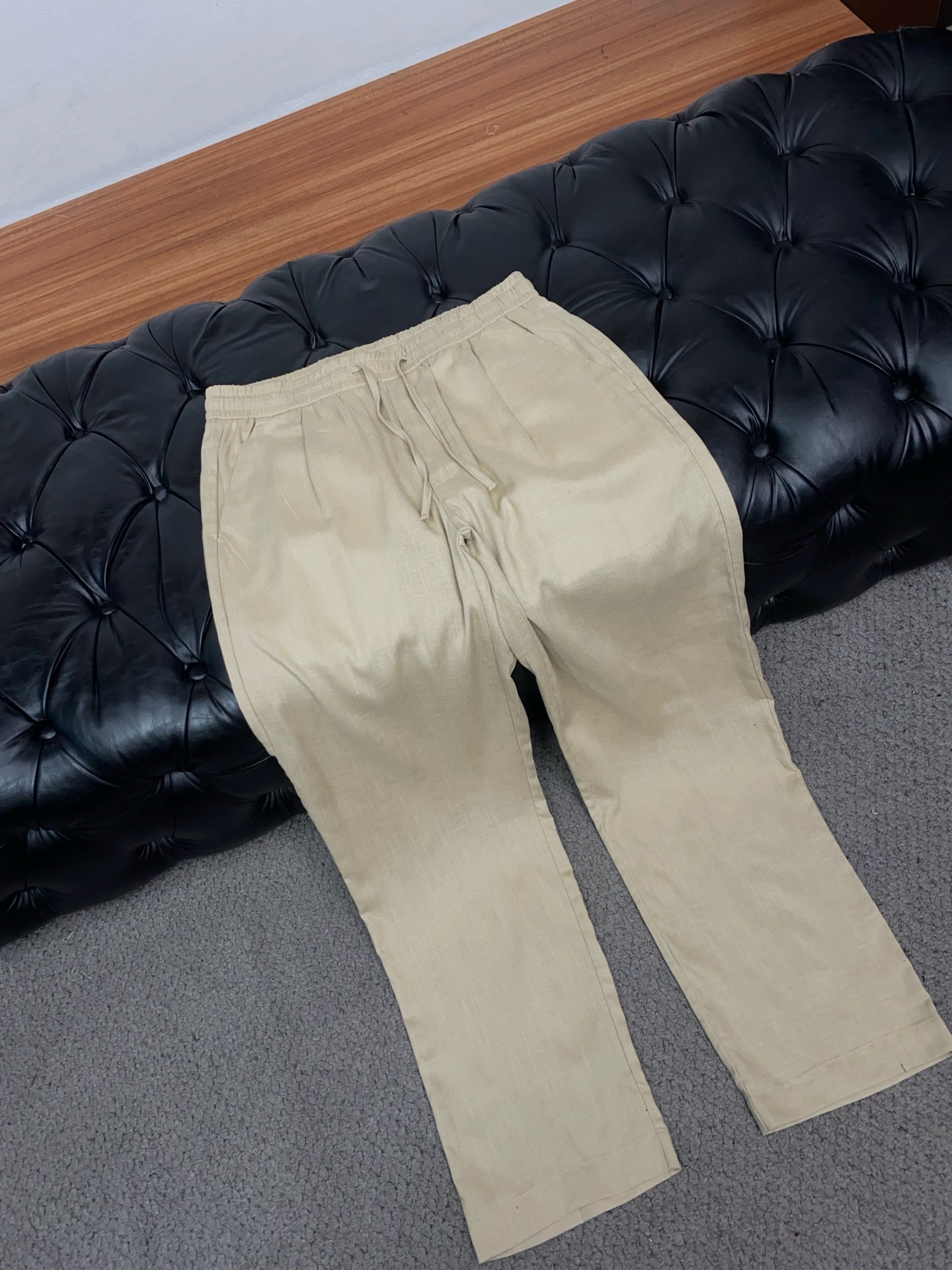 로로피아나 남성 린넨 스트레이트 팬츠 139056 썸네일 이미지