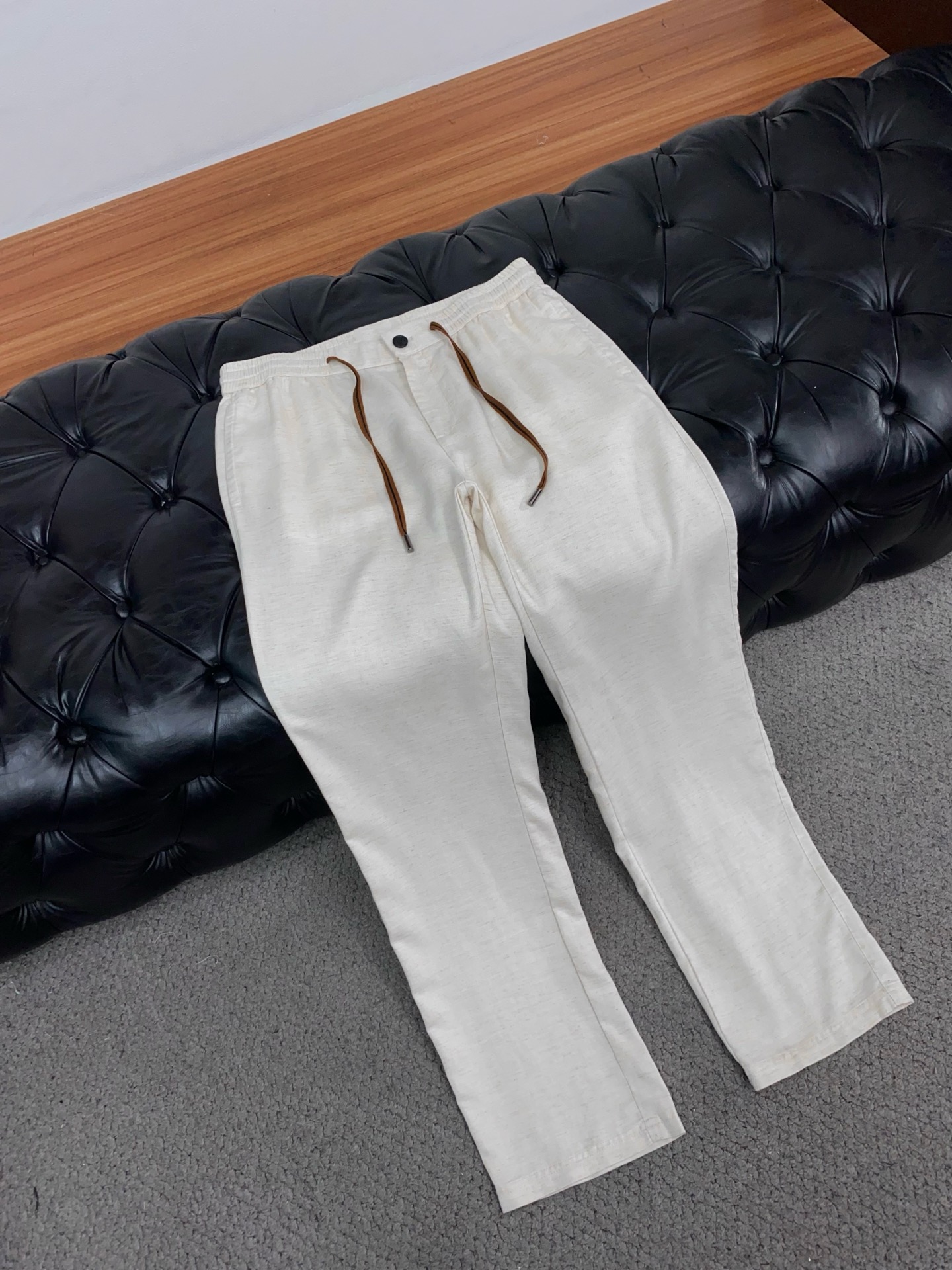 제냐 남성 린넨 바지 2025 FW 139054 썸네일 이미지