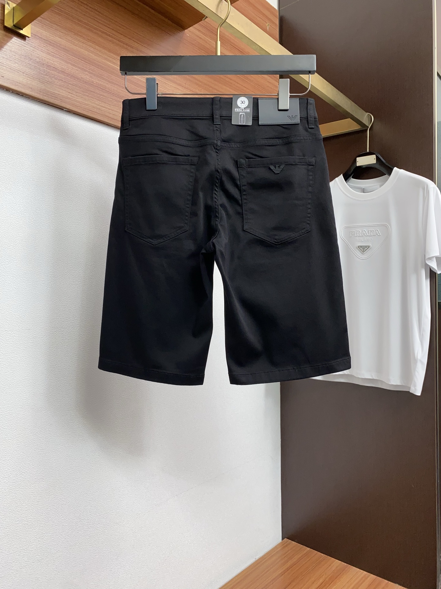 阿玛尼 26新款牛仔短裤 市场独家订制进口丹宁牛仔面料 稀缺面料 超级舒服 工艺复杂四季款牛仔裤 针织牛