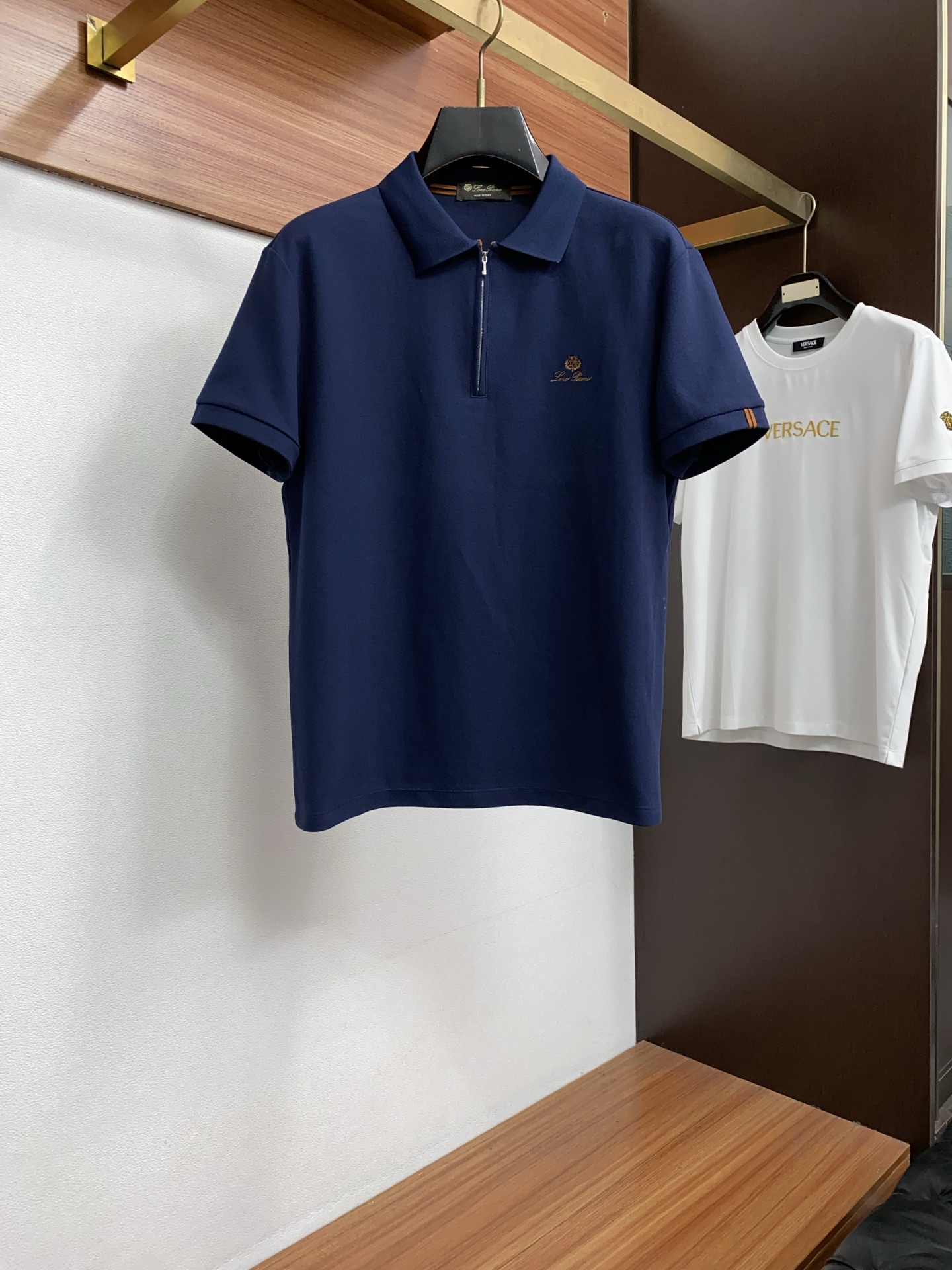Loro Piana 诺悠翩雅 2026新款男士高端翻领针织短袖PoloT恤衫，香港洋行渠道货，纯正血统