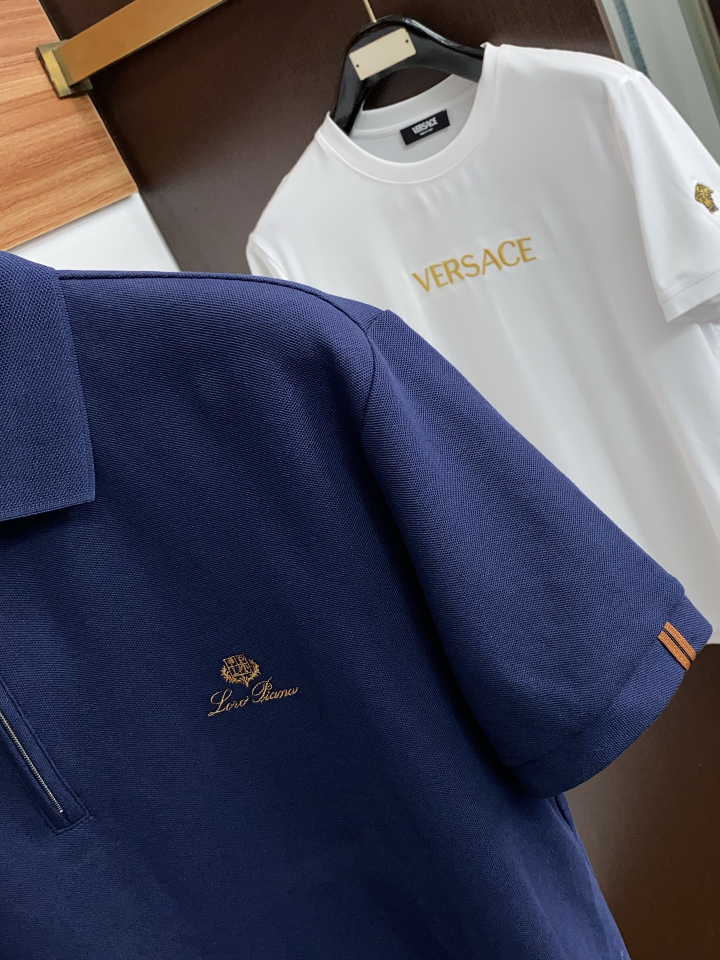 Loro Piana 诺悠翩雅 2026新款男士高端翻领针织短袖PoloT恤衫，香港洋行渠道货，纯正血统