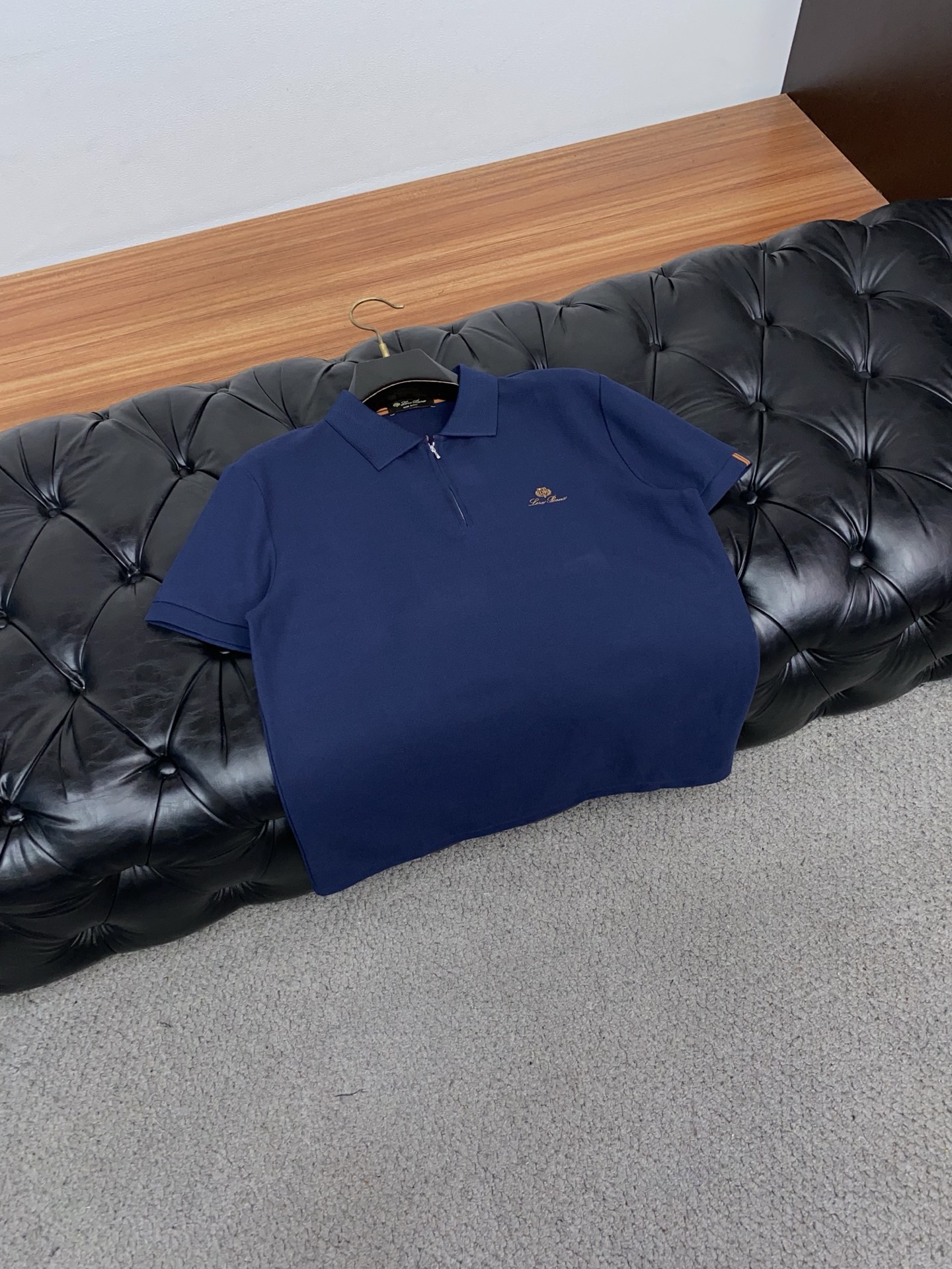 Loro Piana 诺悠翩雅 2026新款男士高端翻领针织短袖PoloT恤衫，香港洋行渠道货，纯正血统