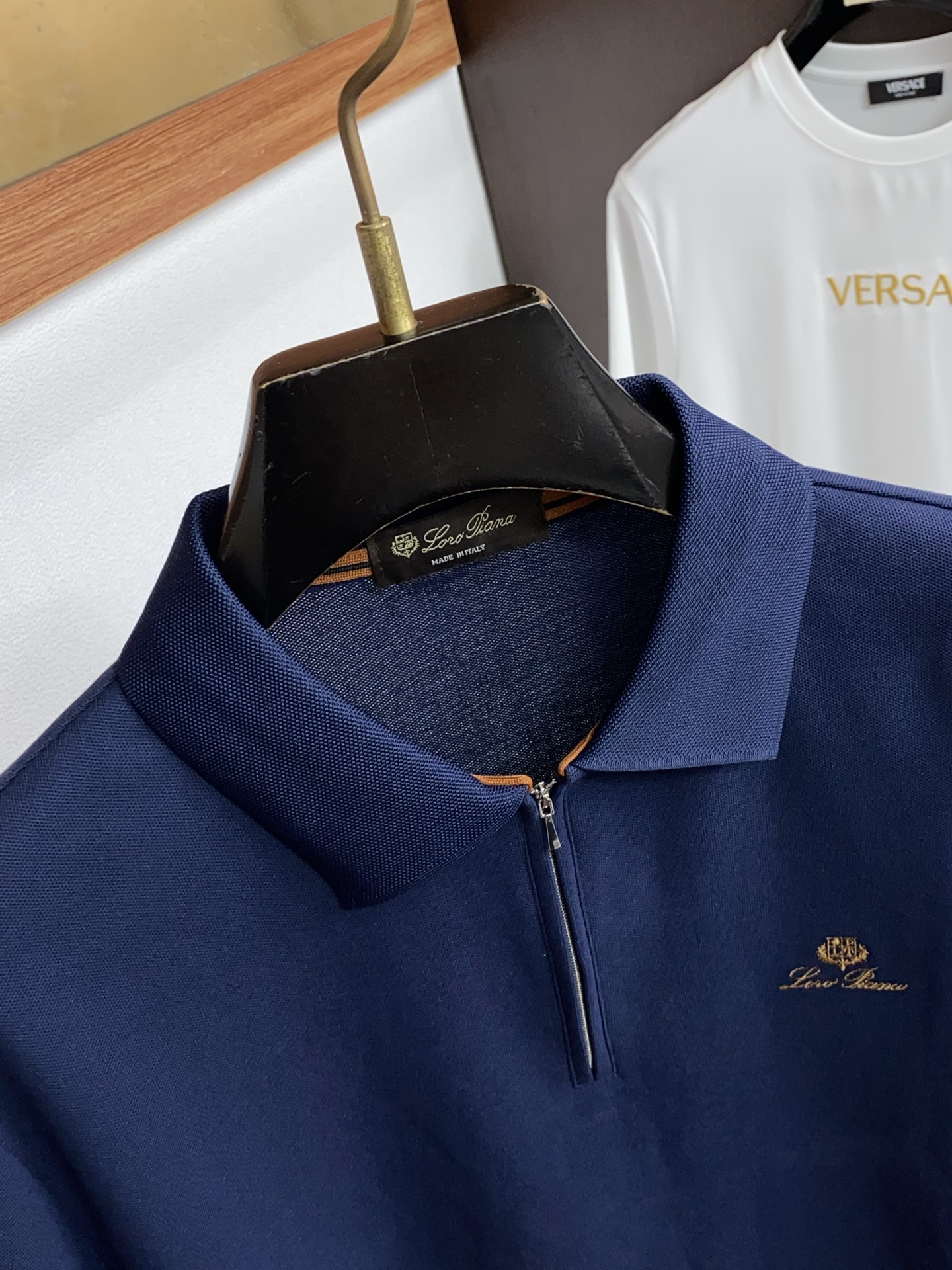 Loro Piana 诺悠翩雅 2026新款男士高端翻领针织短袖PoloT恤衫，香港洋行渠道货，纯正血统