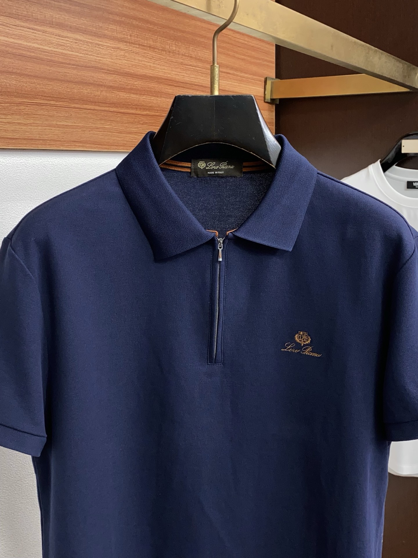 Loro Piana 诺悠翩雅 2026新款男士高端翻领针织短袖PoloT恤衫，香港洋行渠道货，纯正血统