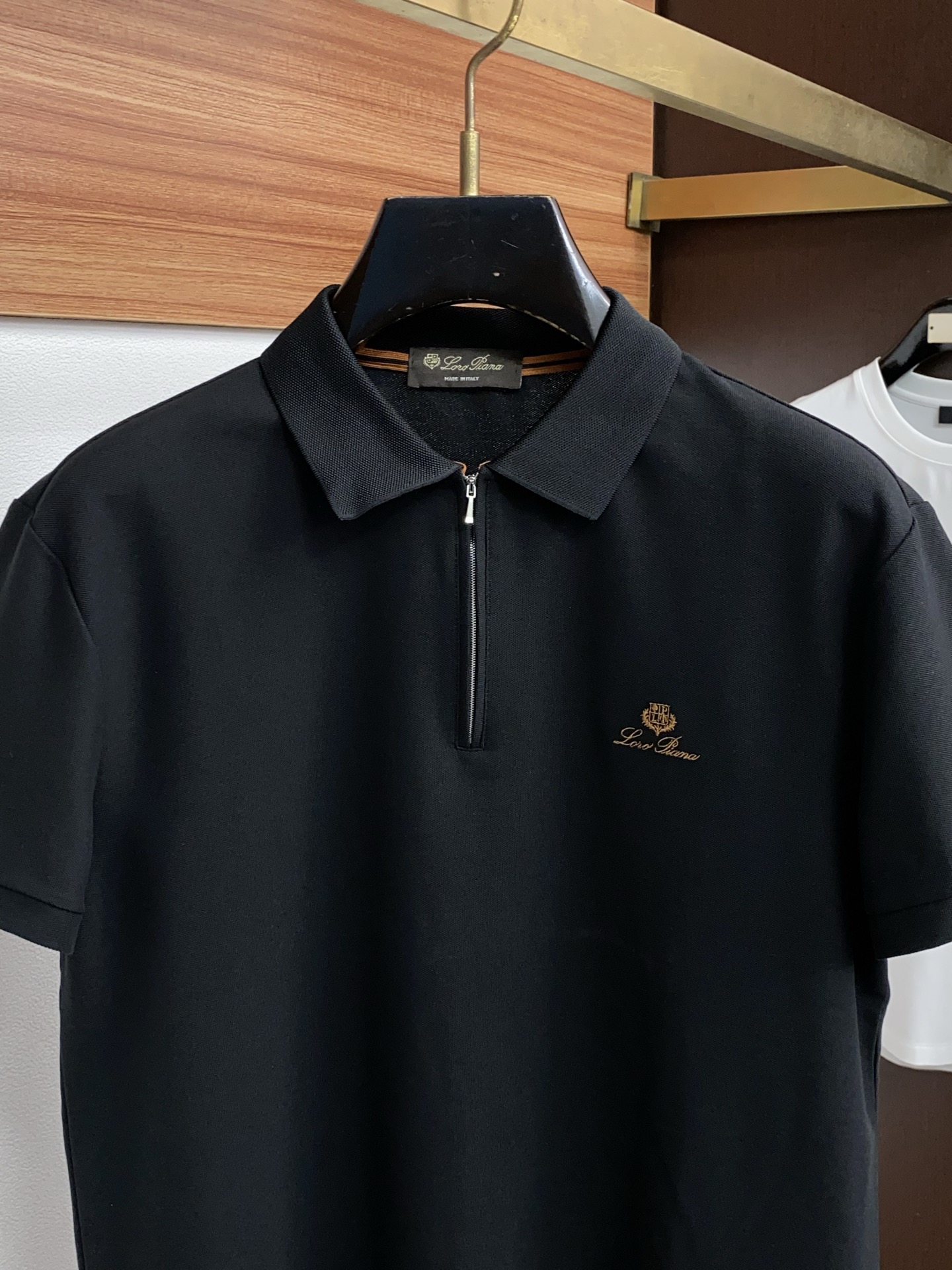 Loro Piana 诺悠翩雅 2026新款男士高端翻领针织短袖PoloT恤衫，香港洋行渠道货，纯正血统