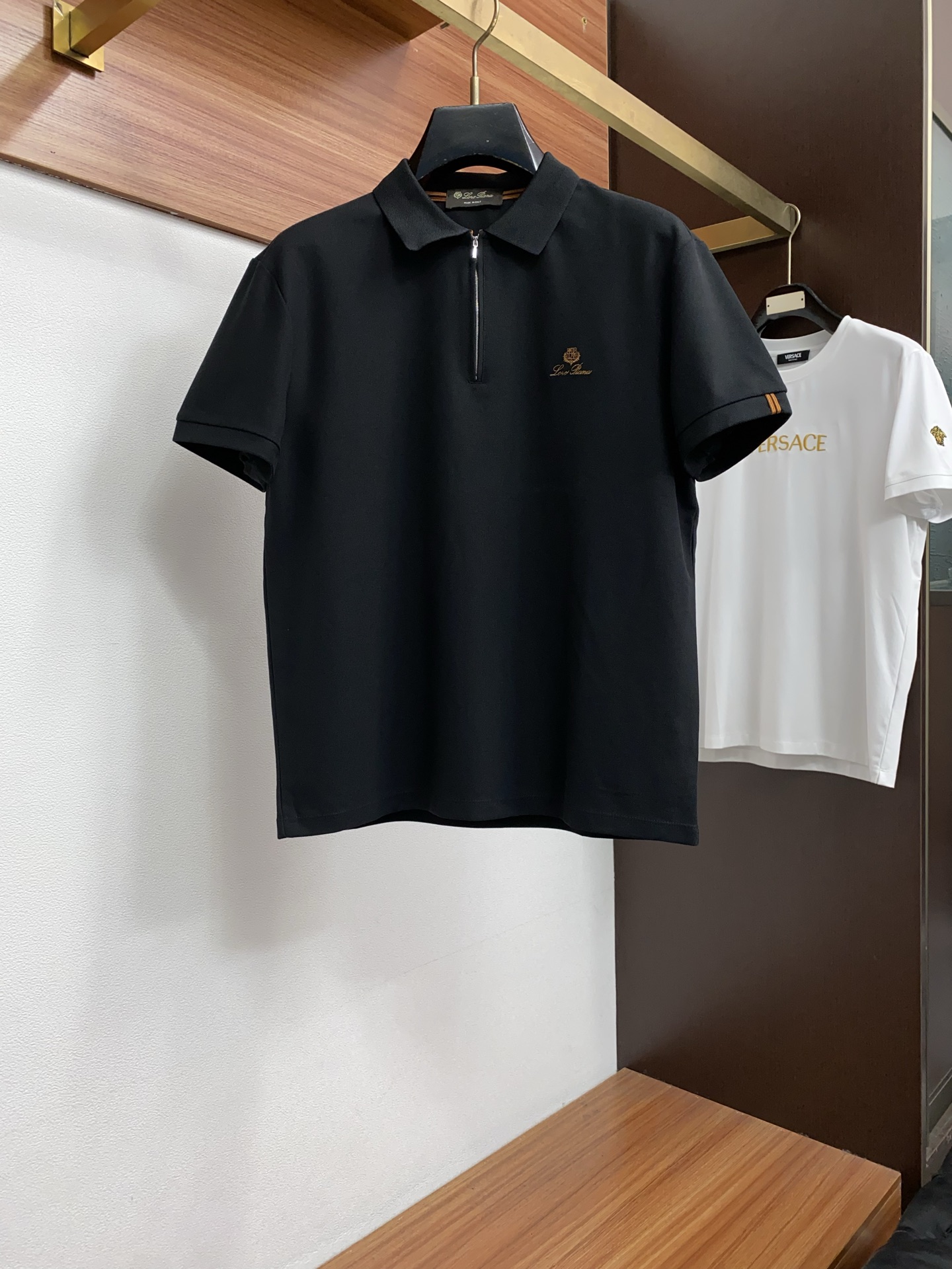 Loro Piana 诺悠翩雅 2026新款男士高端翻领针织短袖PoloT恤衫，香港洋行渠道货，纯正血统