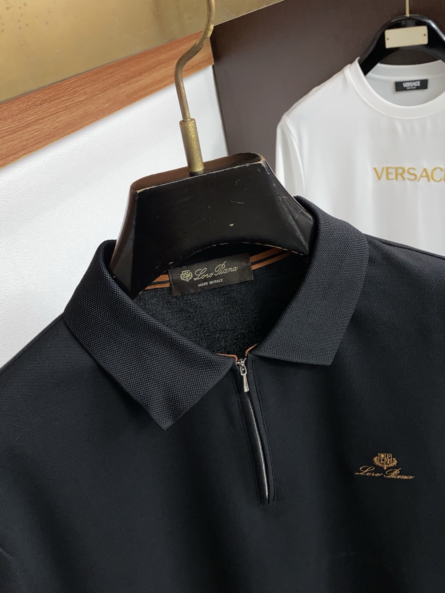 Loro Piana 诺悠翩雅 2026新款男士高端翻领针织短袖PoloT恤衫，香港洋行渠道货，纯正血统