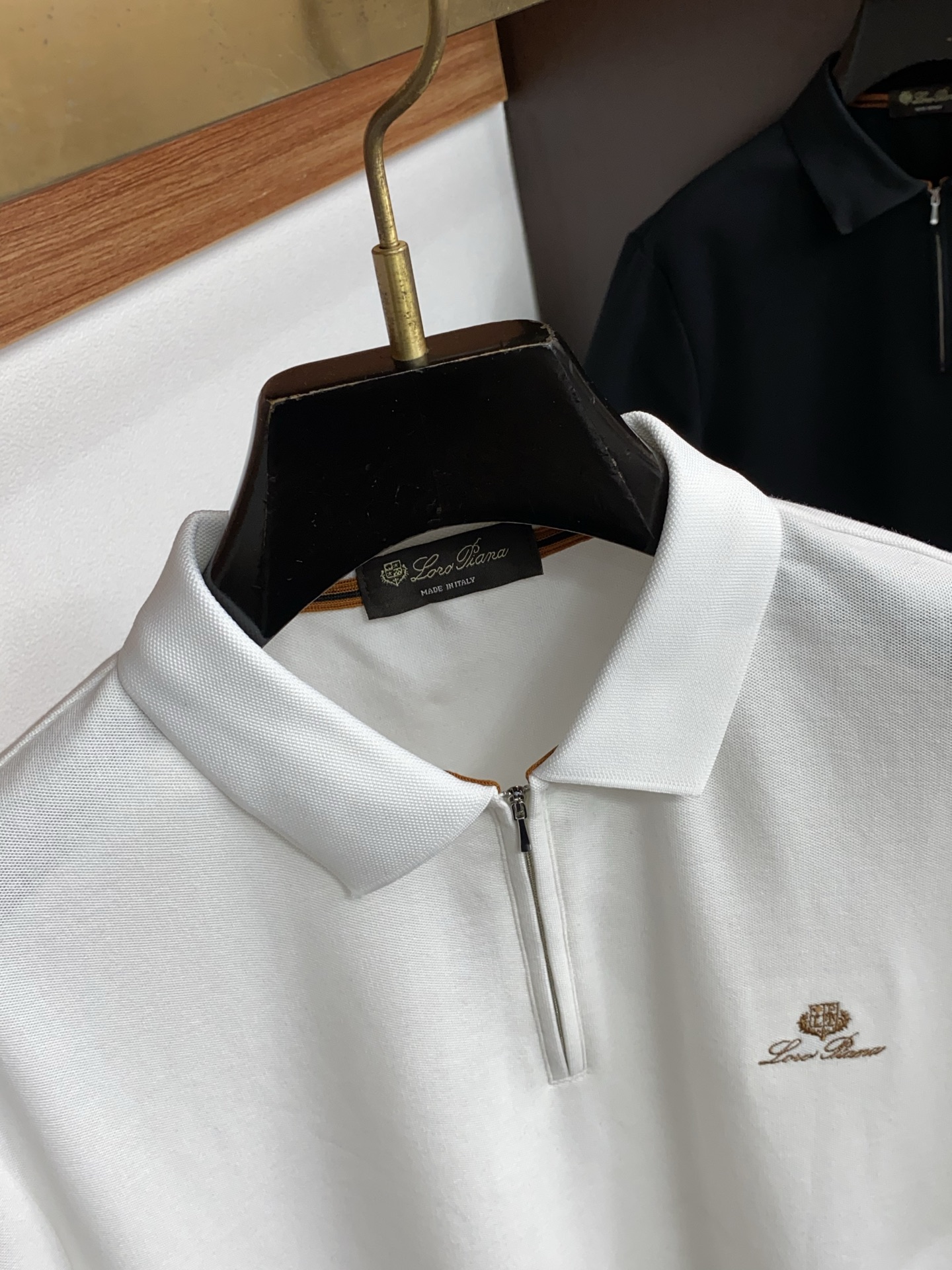 Loro Piana 诺悠翩雅 2026新款男士高端翻领针织短袖PoloT恤衫，香港洋行渠道货，纯正血统