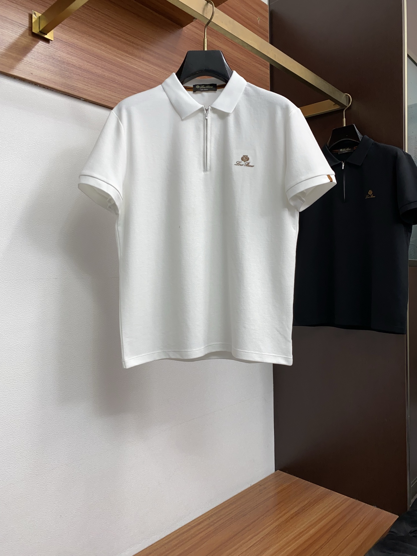 Loro Piana 诺悠翩雅 2026新款男士高端翻领针织短袖PoloT恤衫，香港洋行渠道货，纯正血统