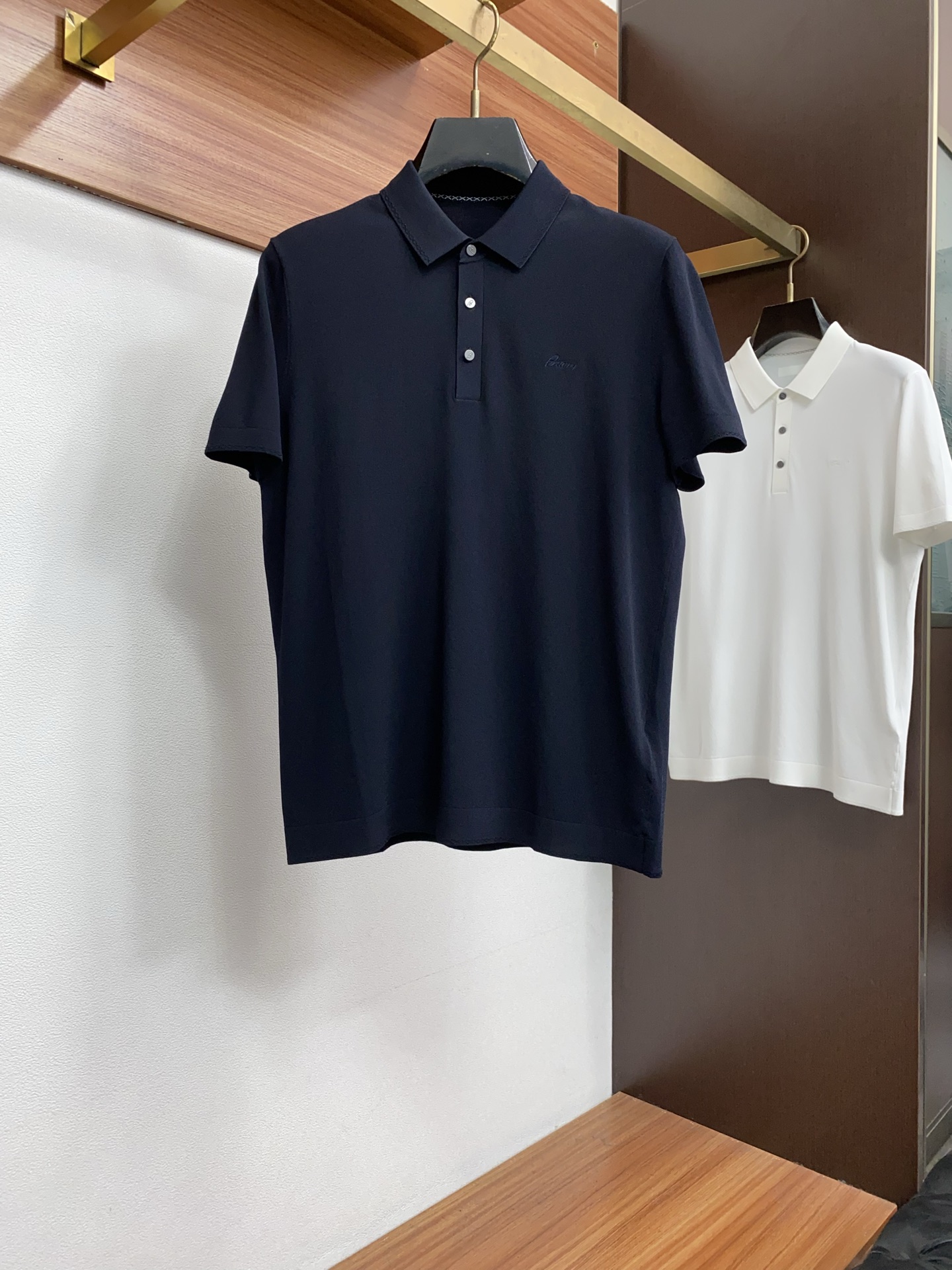 布莱奥尼 2026新款男士高端翻领针织短袖PoloT恤衫，香港洋行渠道货，纯正血统品质，春夏新款，经典王