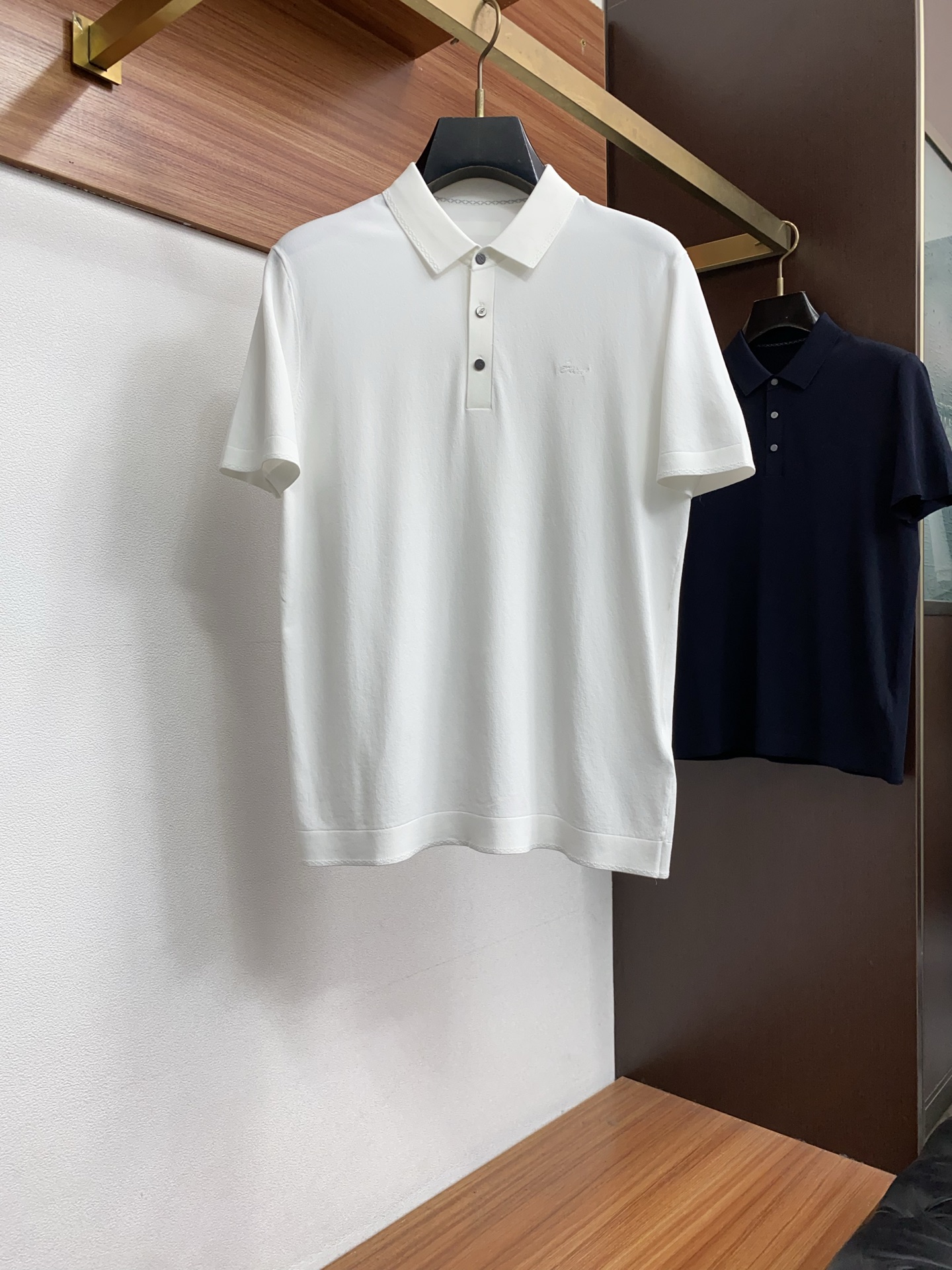 布莱奥尼 2026新款男士高端翻领针织短袖PoloT恤衫，香港洋行渠道货，纯正血统品质，春夏新款，经典王