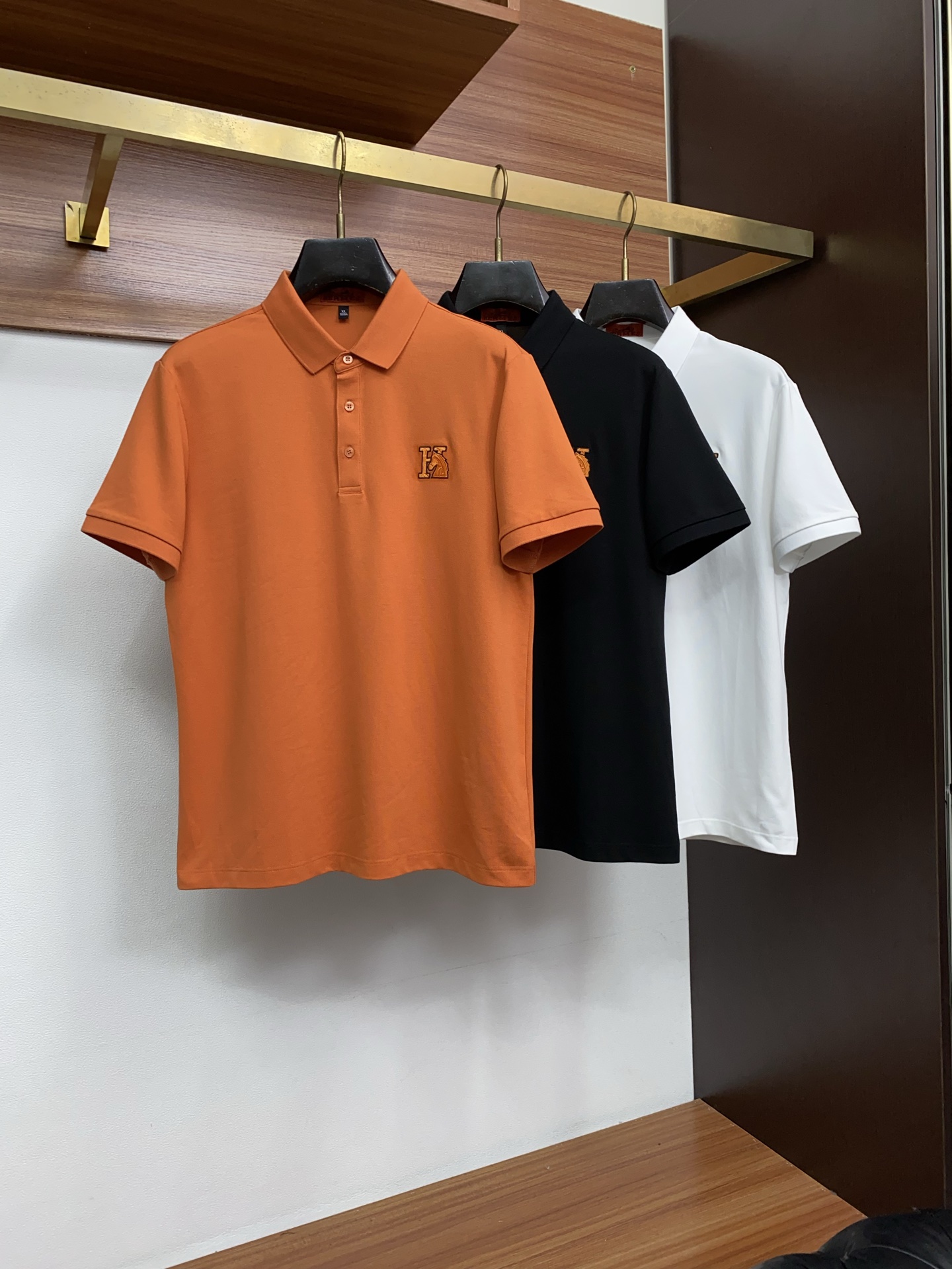 爱马仕 2026新款男士高端翻领针织短袖PoloT恤衫，香港洋行渠道货，纯正血统品质，春夏新款，经典王牌