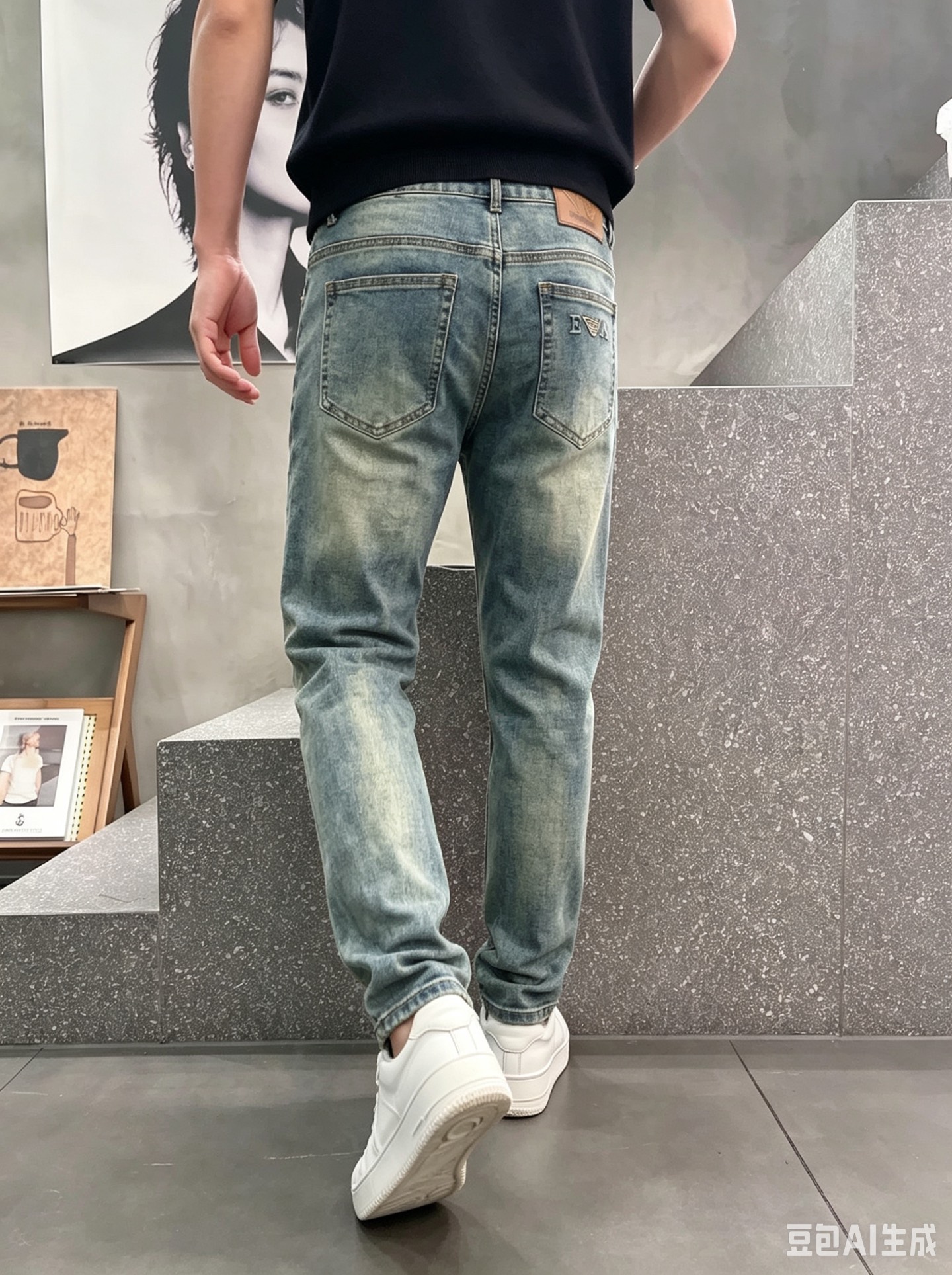 1V 路易威登 高端定制、2026早春最新款牛仔裤 柜台同步发售 原版定制复刻 客供五金辅料 原单品质 