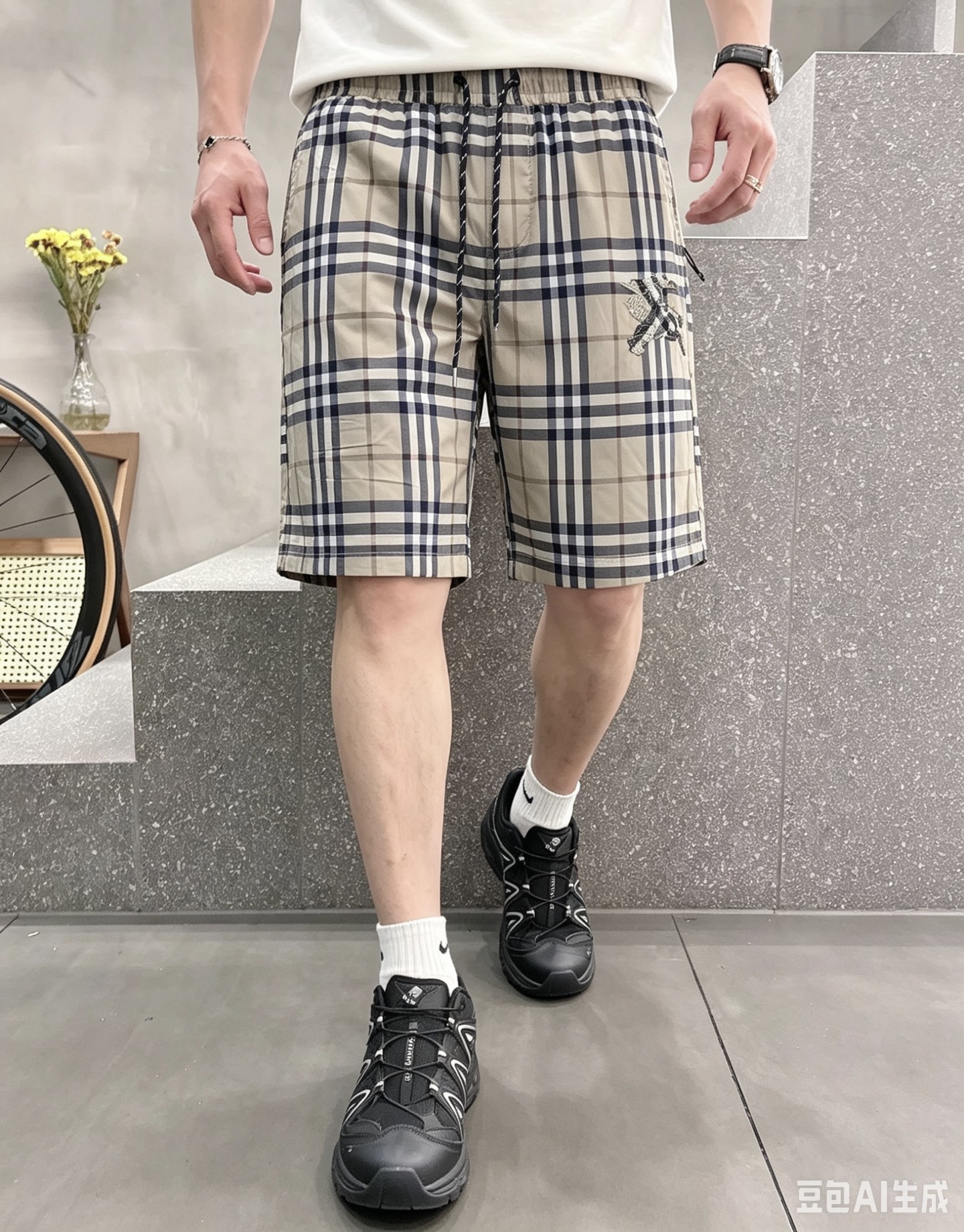 巴宝莉 春夏新款休闲短裤 品牌经典系列面料 速干原版设计 舒适度极好，手触感强烈。原版品牌logo 辨识