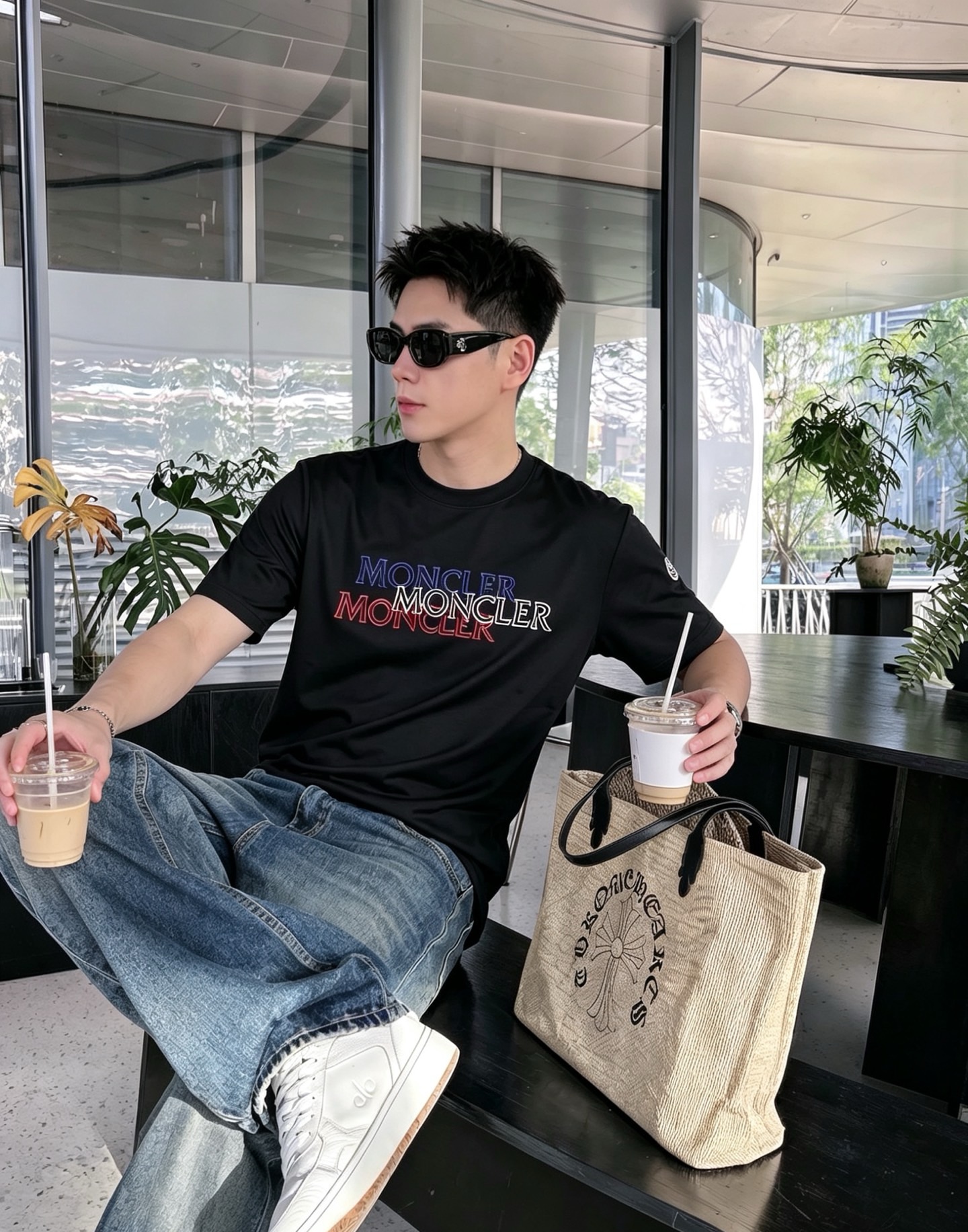 몽클레어 남성 반팔 129903 Moncler T Shirt 썸네일 이미지