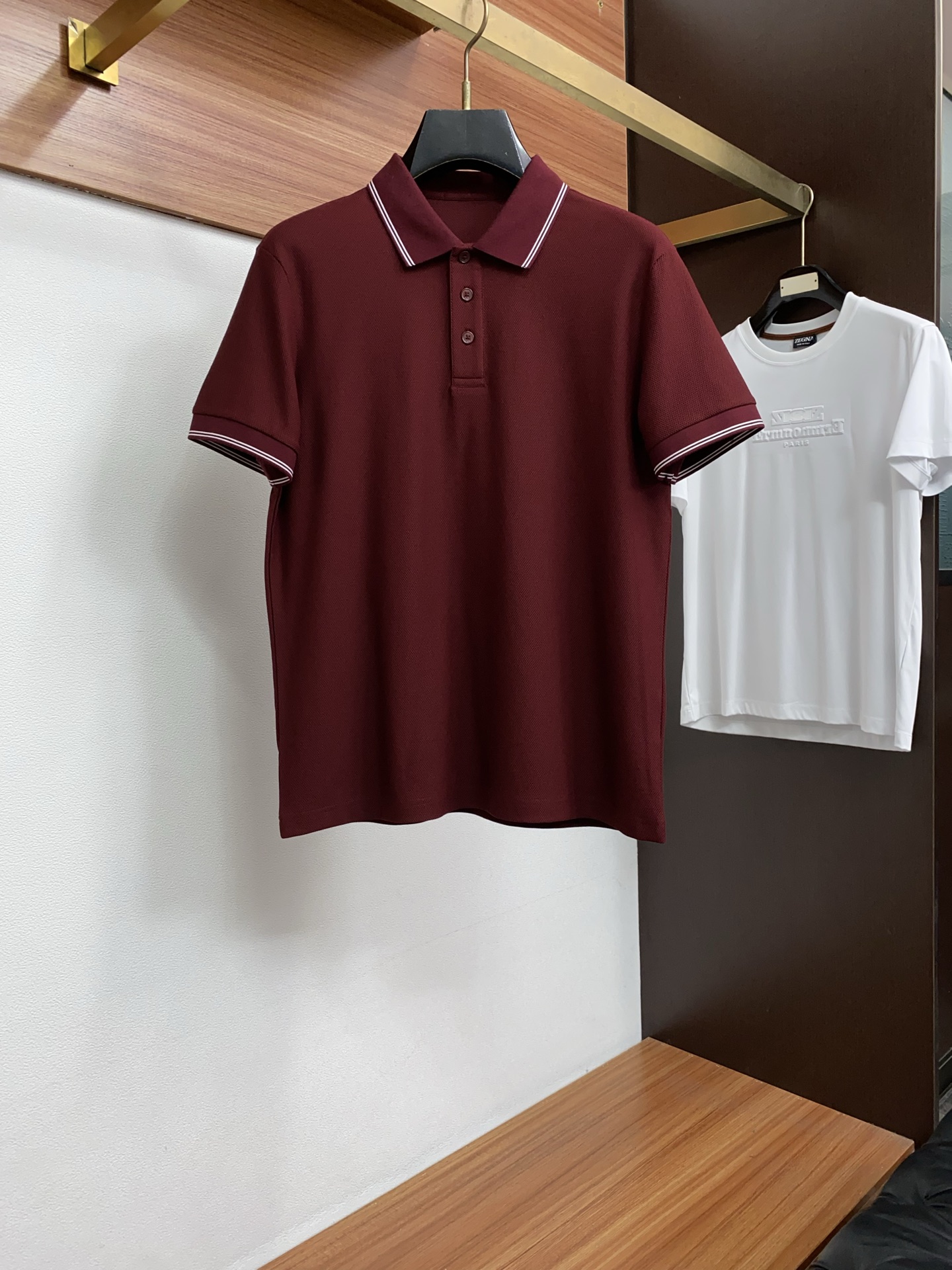 杰尼亚 2026春夏新品翻领商务Polo，极简的衣身造型！顶级珠地6角蜂窝丝光棉质地 整体的触感极为舒适